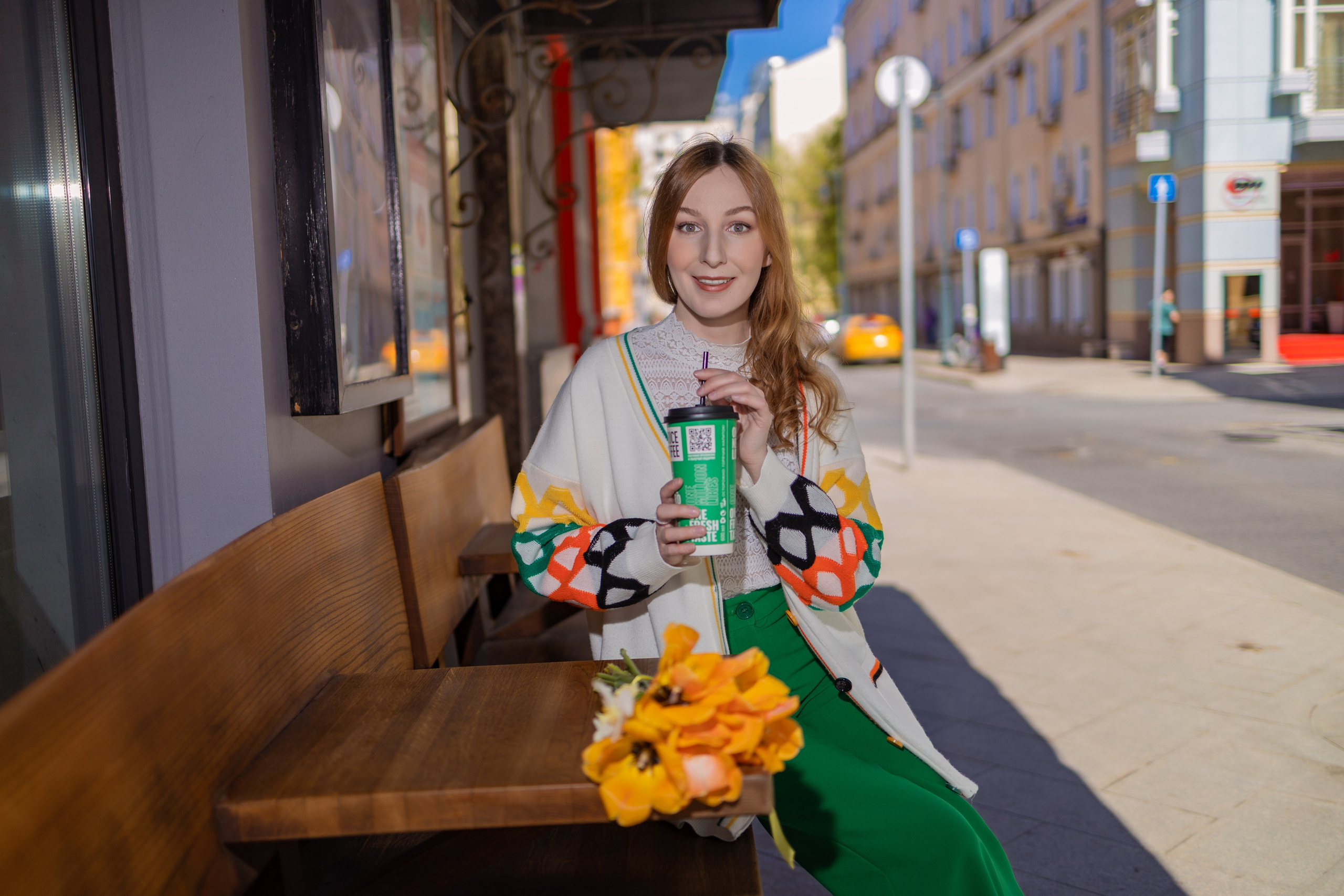 Весенняя прогулка с Еленой по Патриаршим. Репортажный, семейный и студийный фотограф в Москве Демин Алексей