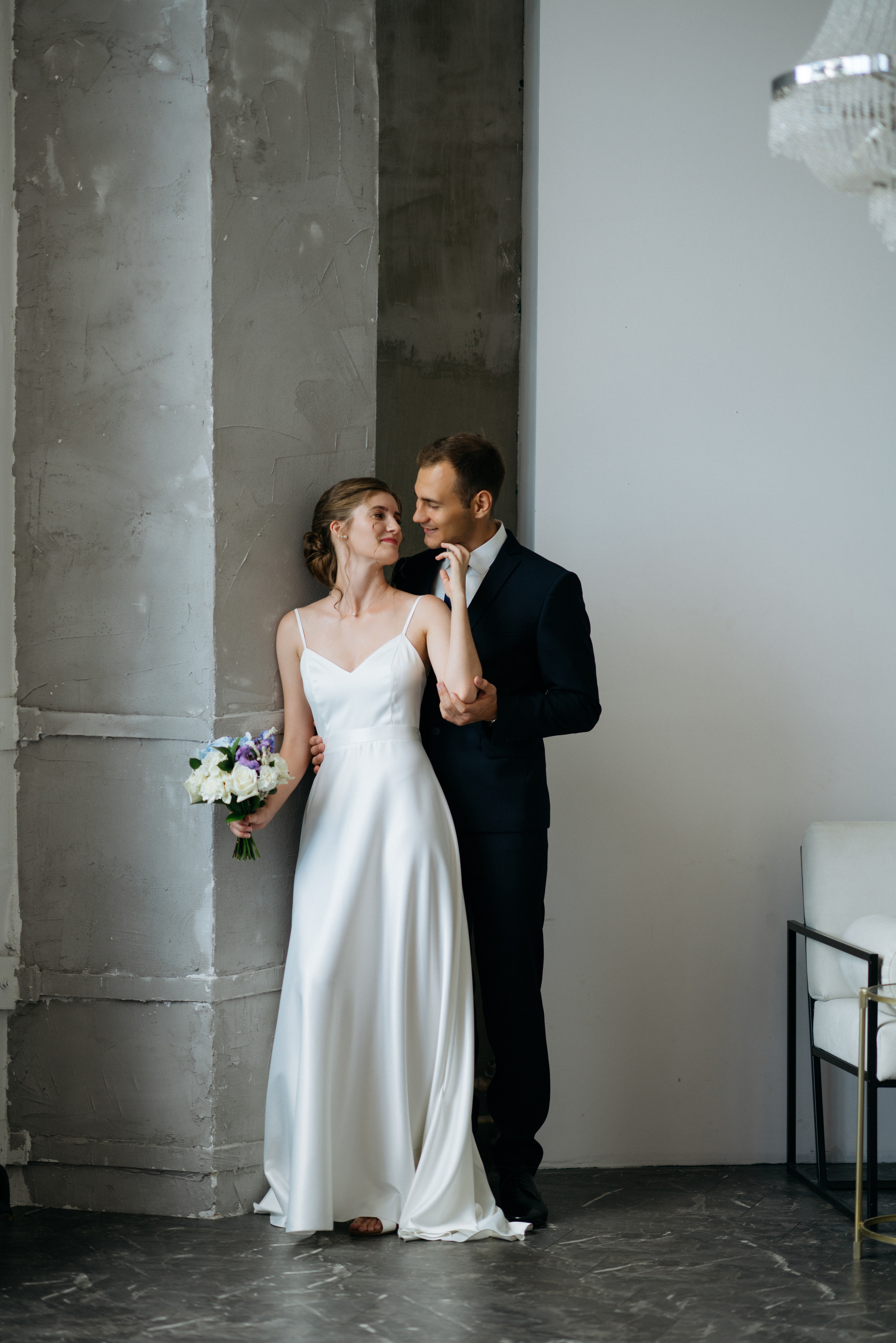 Свадебная фотосессия в фотостудии. Свадебный и семейный фотограф в Калининграде Анастасия Гриценко