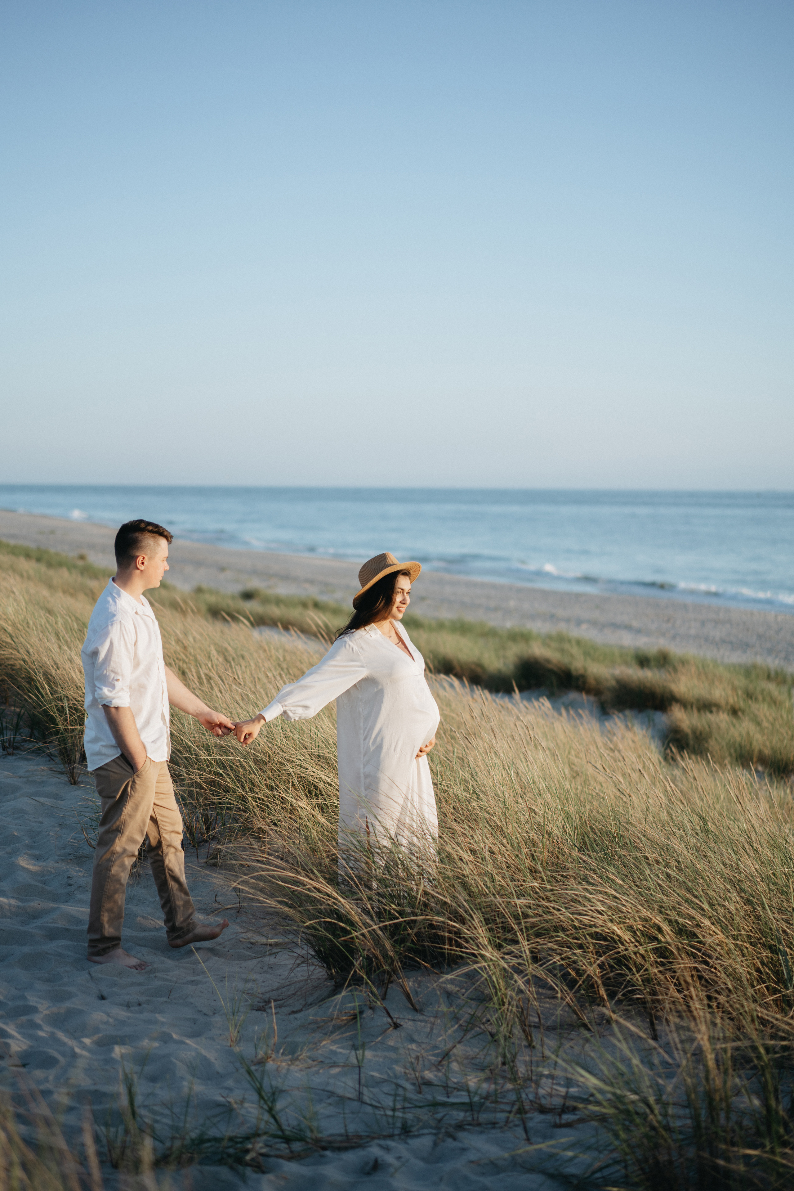 Вечерняя фотосессия у моря. Свадебный и семейный фотограф в Калининграде Анастасия Гриценко