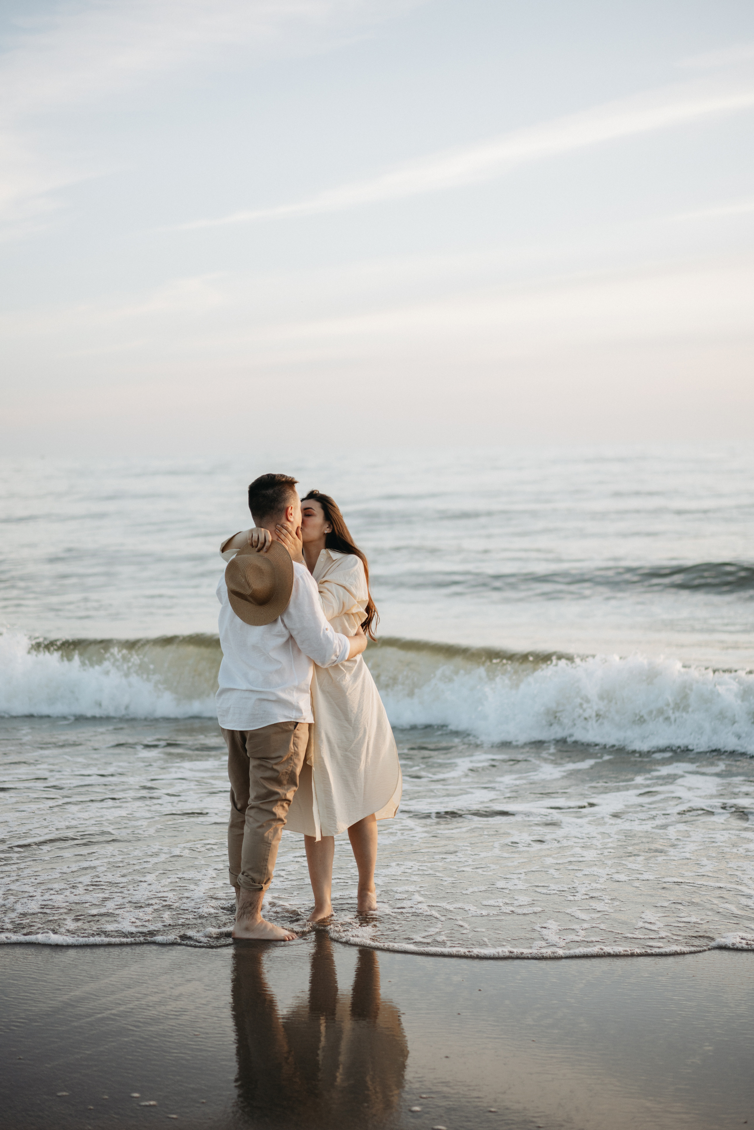 Вечерняя фотосессия у моря. Свадебный и семейный фотограф в Калининграде Анастасия Гриценко
