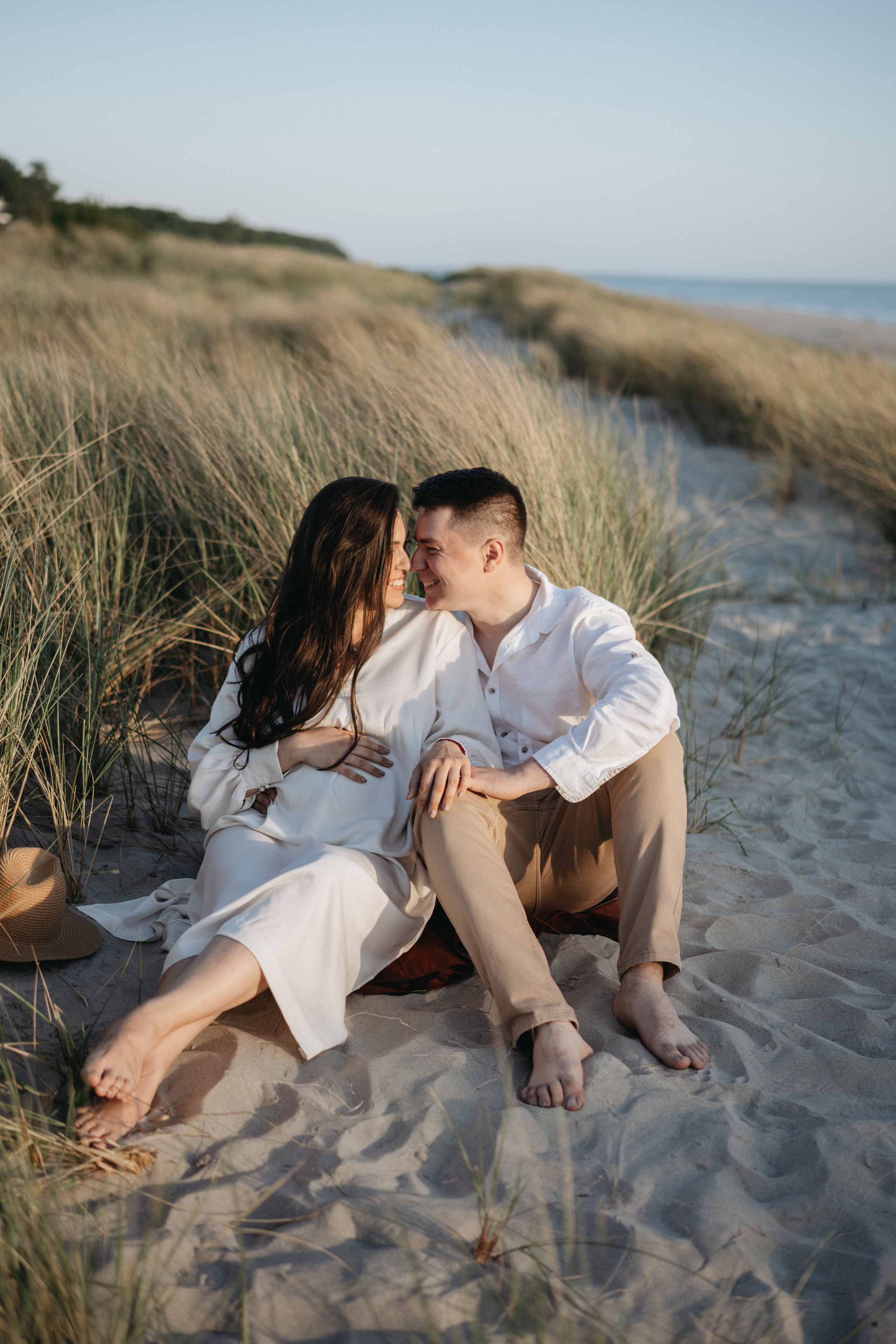 Вечерняя фотосессия у моря. Свадебный и семейный фотограф в Калининграде Анастасия Гриценко
