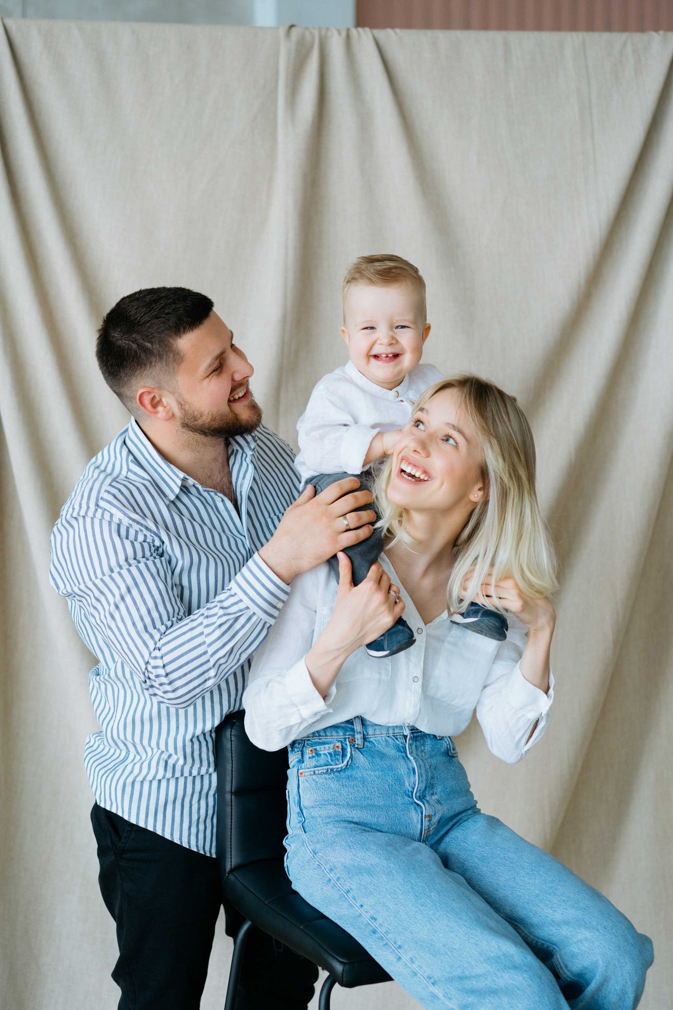 Годик в фотостудии Файн арт. Свадебный и семейный фотограф в Калининграде Анастасия Гриценко