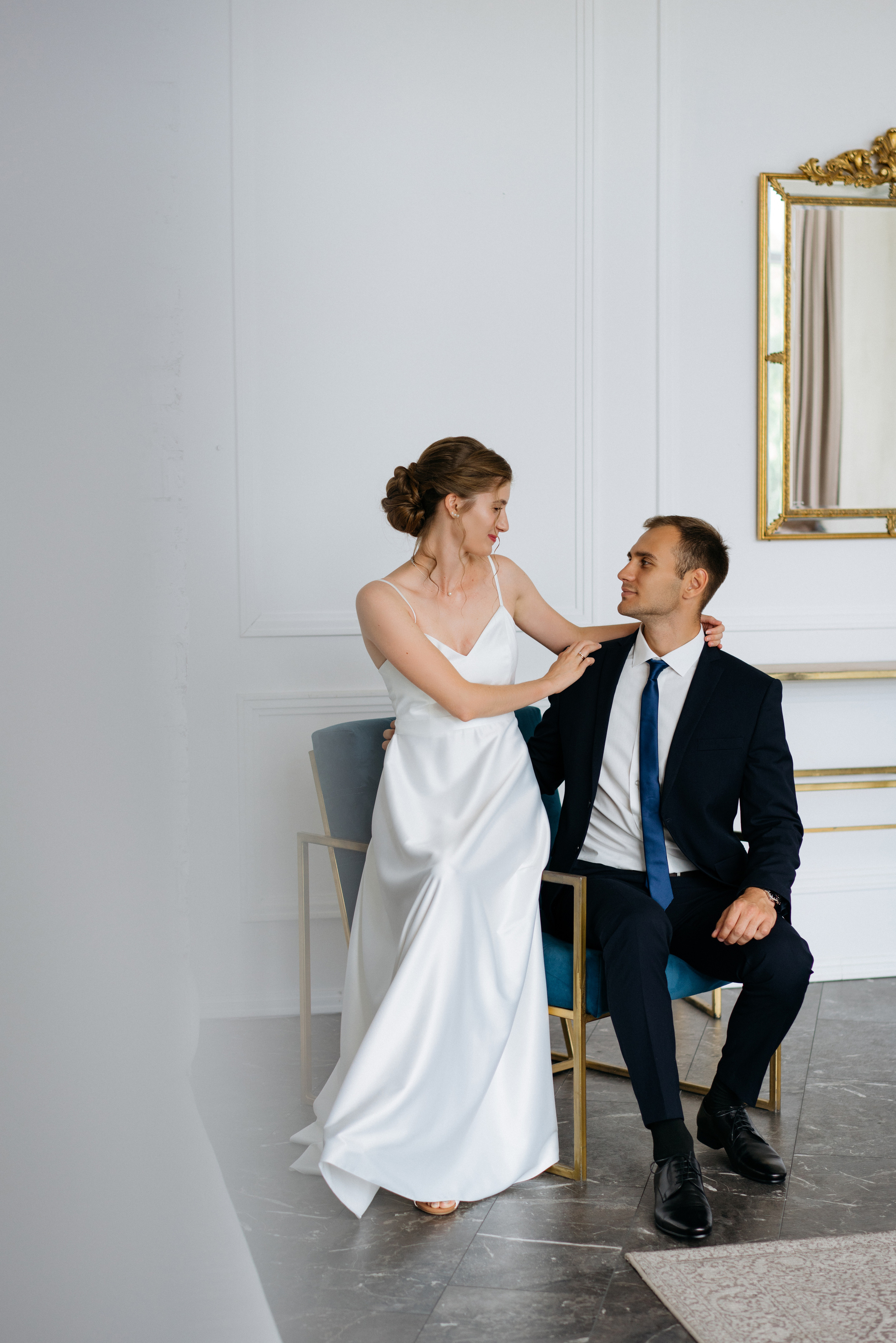 Свадебная фотосессия в фотостудии. Свадебный и семейный фотограф в Калининграде Анастасия Гриценко