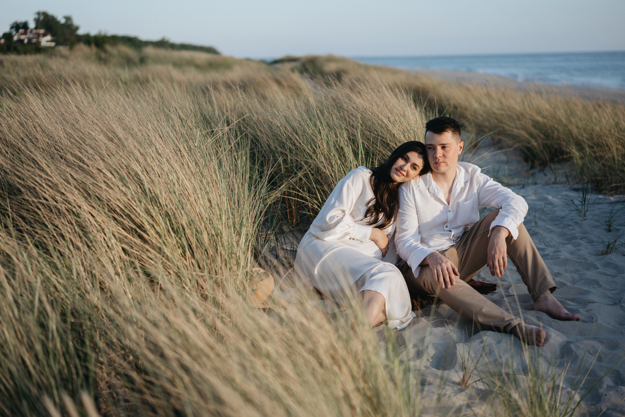 Вечерняя фотосессия у моря. Свадебный и семейный фотограф в Калининграде Анастасия Гриценко