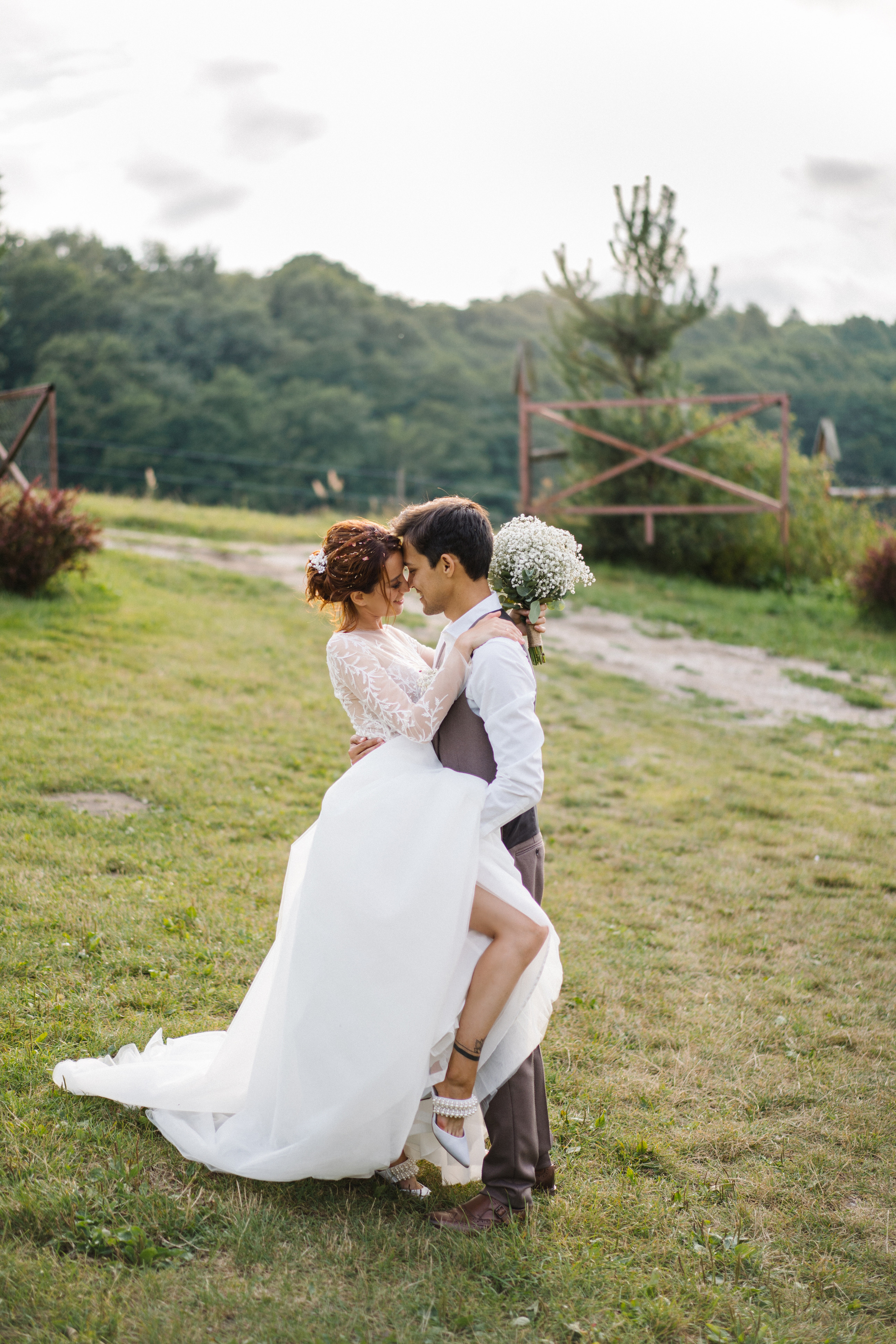 Свадебная съемка гостевая усадьба. Свадебный и семейный фотограф в Калининграде Анастасия Гриценко
