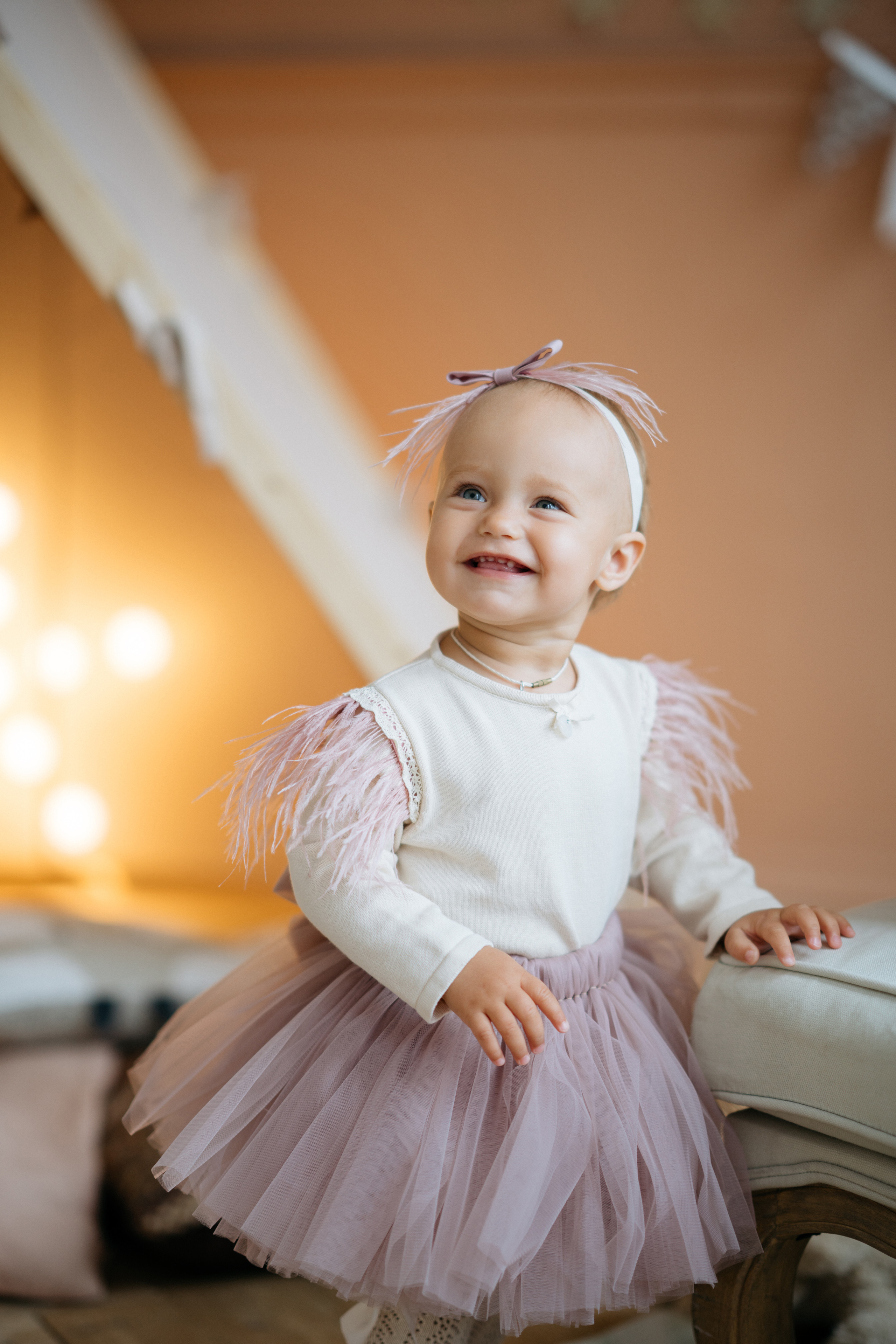 Фотосессия в белой студии, годик девочке. Свадебный и семейный фотограф в Калининграде Анастасия Гриценко