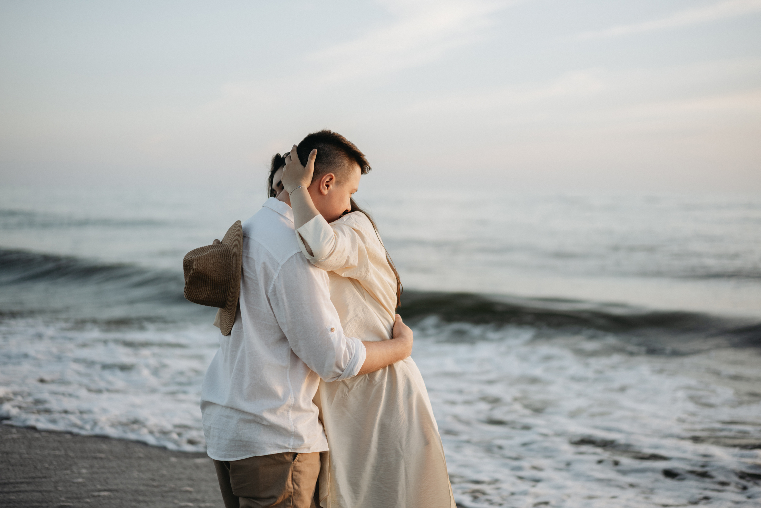 Вечерняя фотосессия у моря. Свадебный и семейный фотограф в Калининграде Анастасия Гриценко
