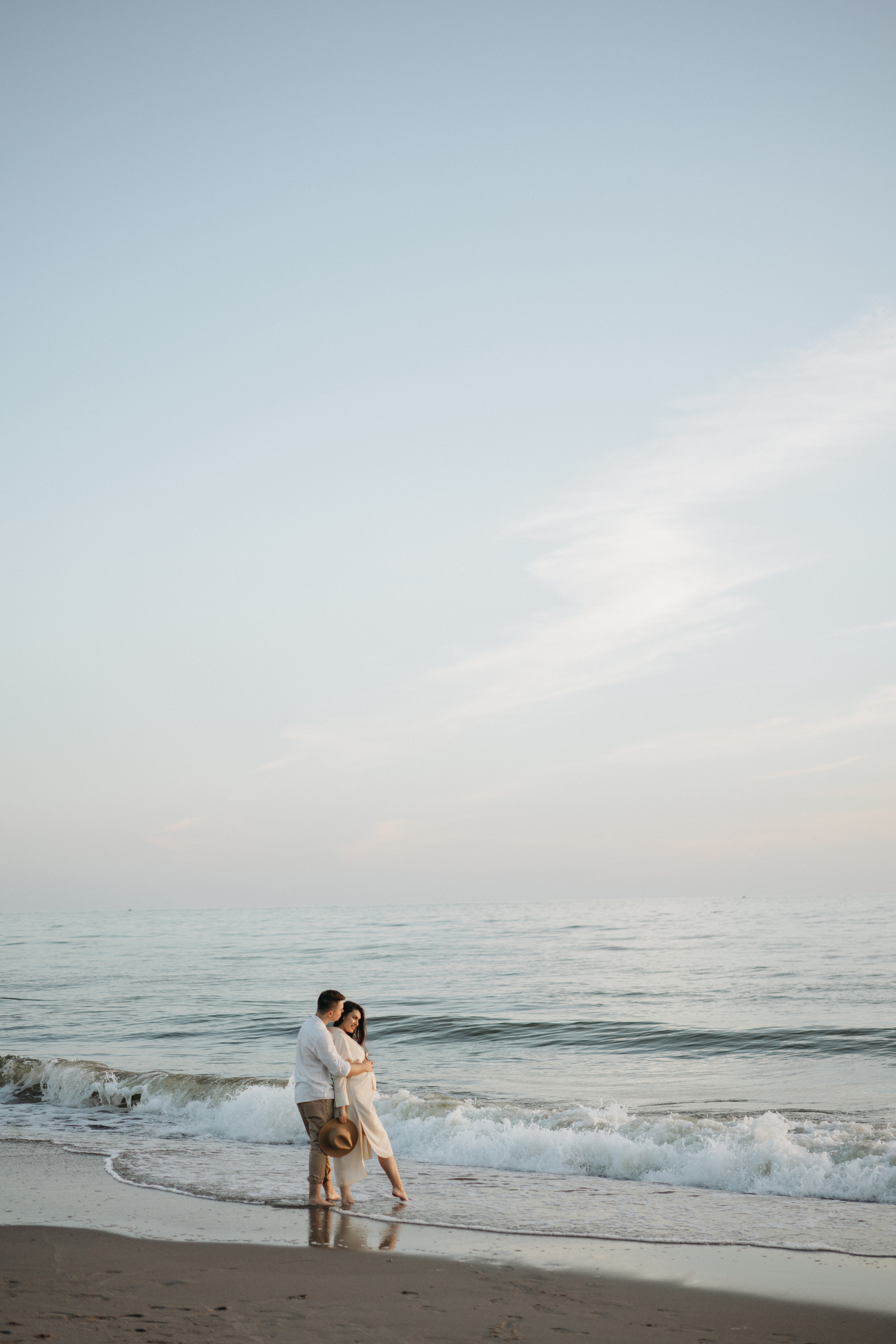Вечерняя фотосессия у моря. Свадебный и семейный фотограф в Калининграде Анастасия Гриценко
