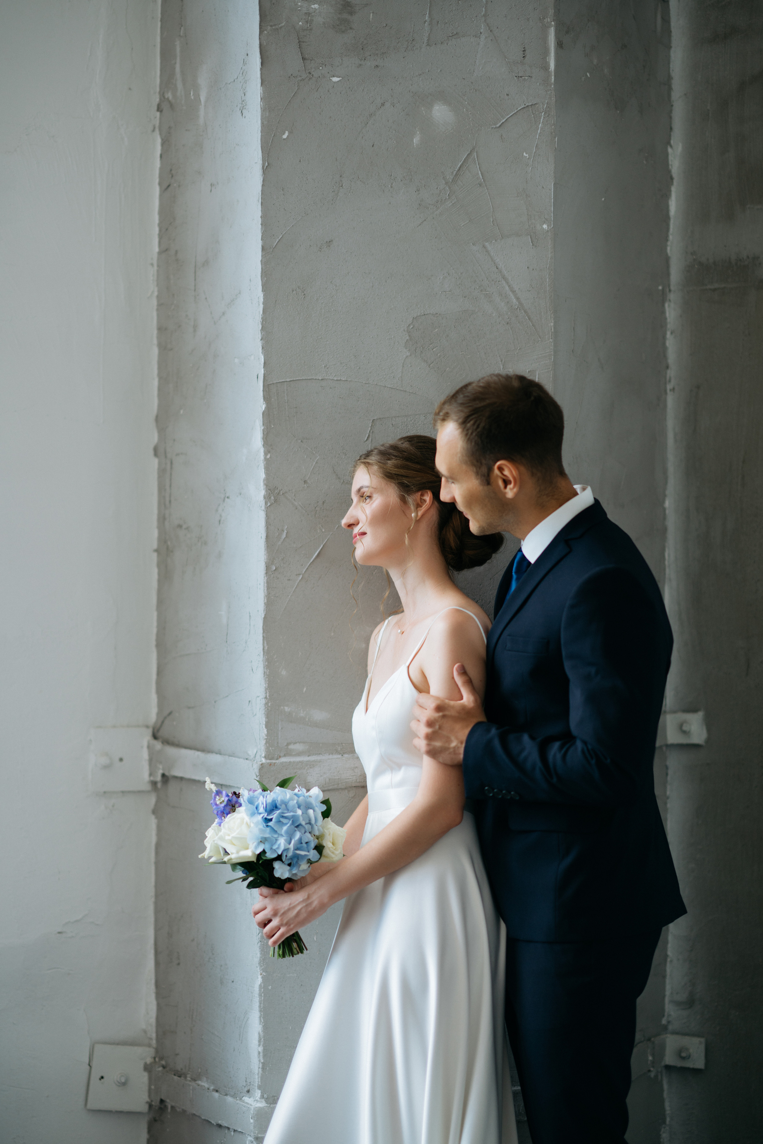 Свадебная фотосессия в фотостудии. Свадебный и семейный фотограф в Калининграде Анастасия Гриценко