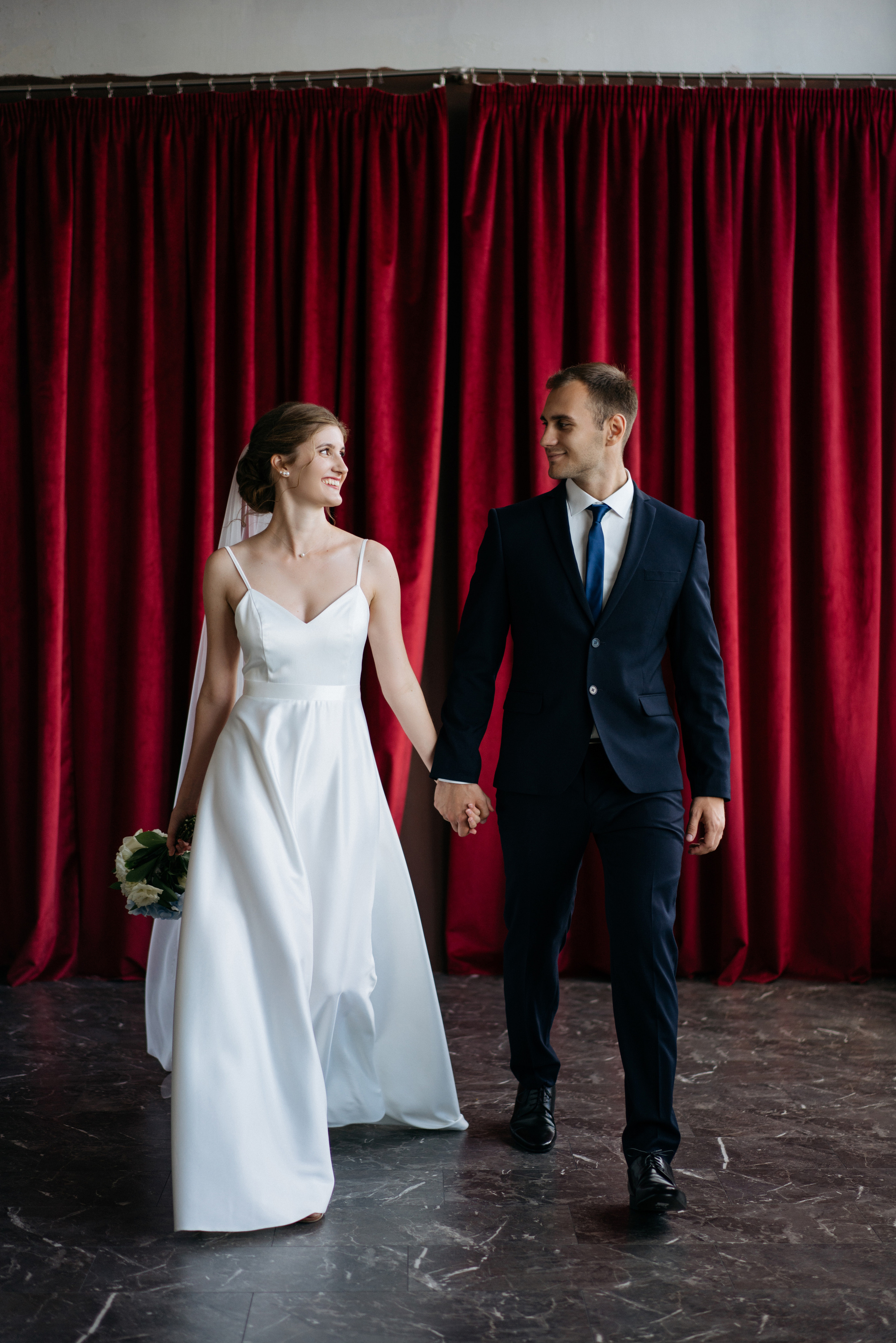 Свадебная фотосессия в фотостудии. Свадебный и семейный фотограф в Калининграде Анастасия Гриценко