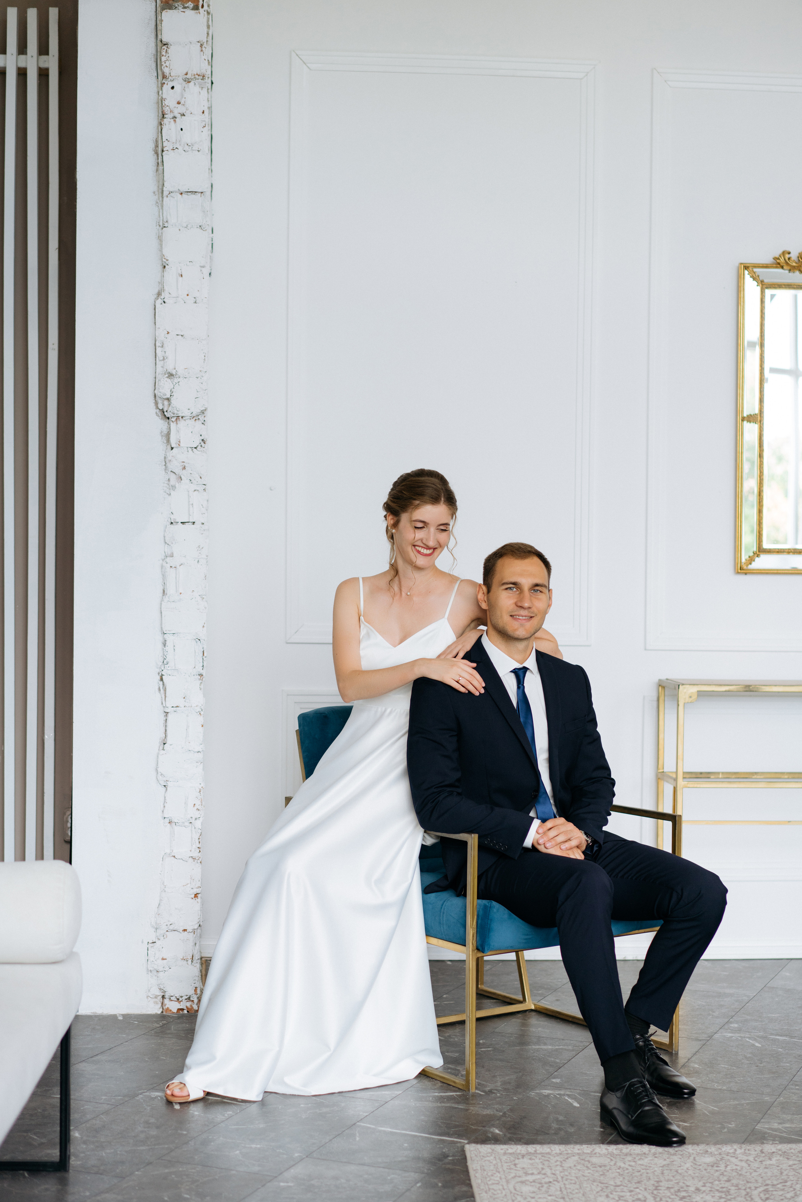 Свадебная фотосессия в фотостудии. Свадебный и семейный фотограф в Калининграде Анастасия Гриценко