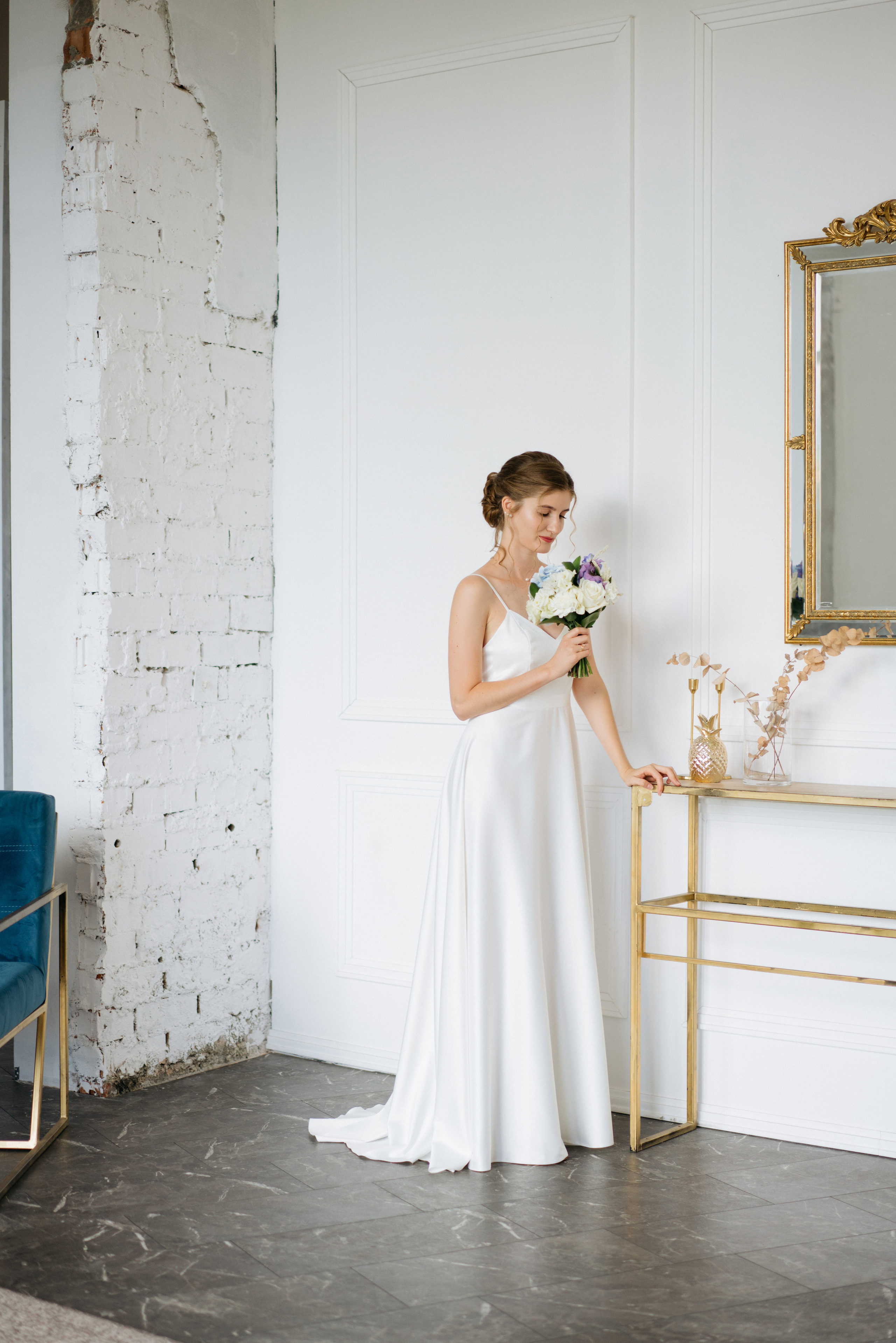 Свадебная фотосессия в фотостудии. Свадебный и семейный фотограф в Калининграде Анастасия Гриценко