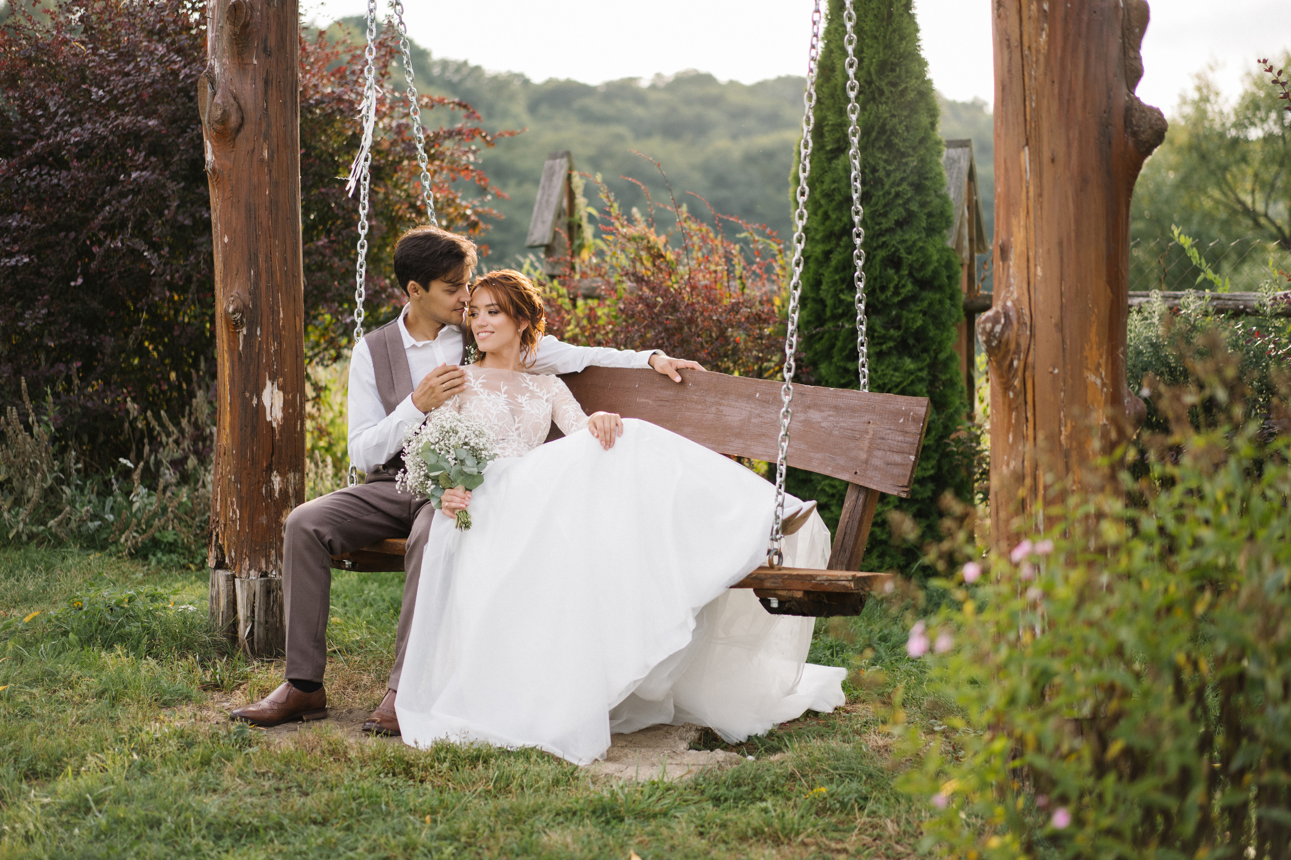 Свадебная съемка гостевая усадьба. Свадебный и семейный фотограф в Калининграде Анастасия Гриценко