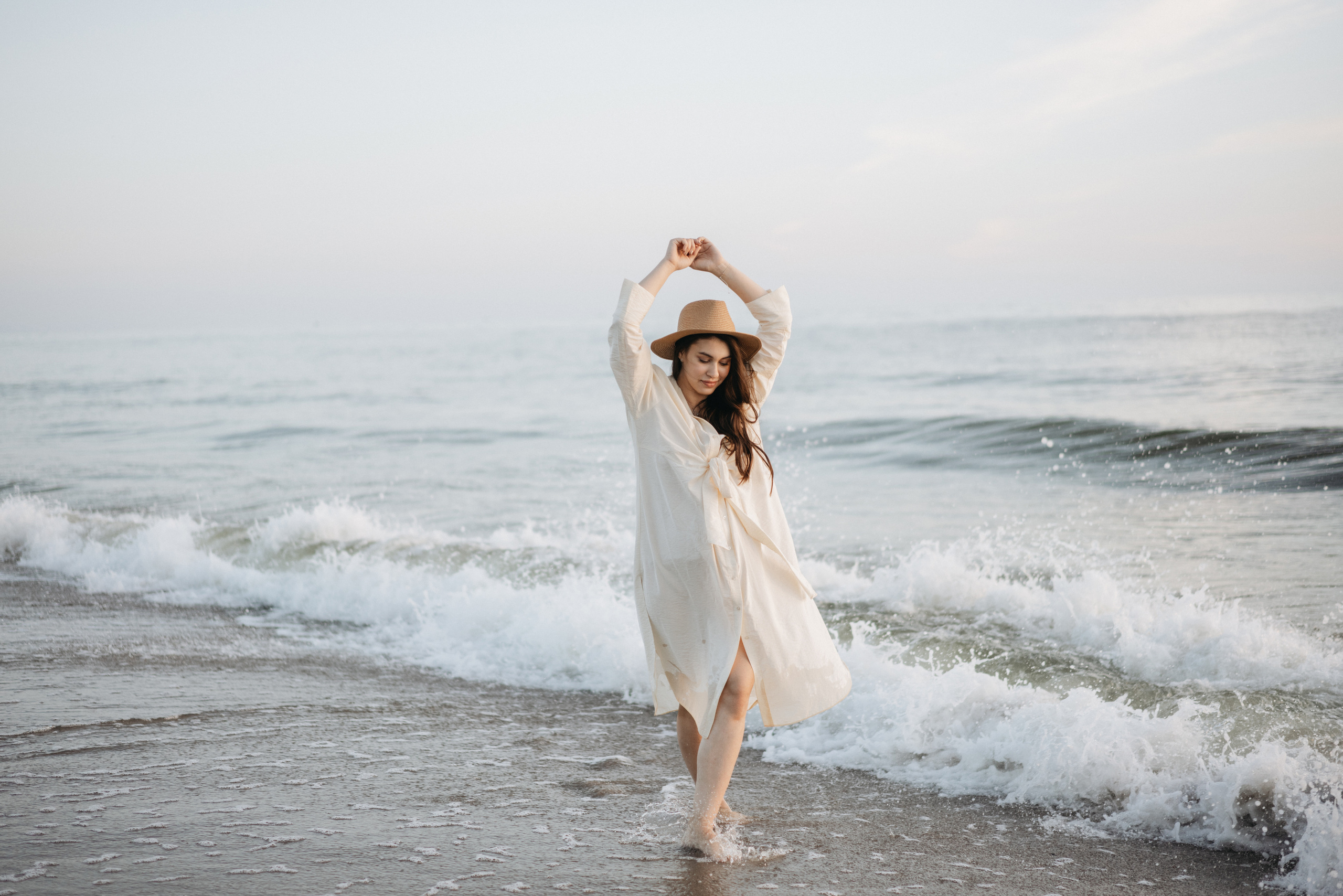 Вечерняя фотосессия у моря. Свадебный и семейный фотограф в Калининграде Анастасия Гриценко