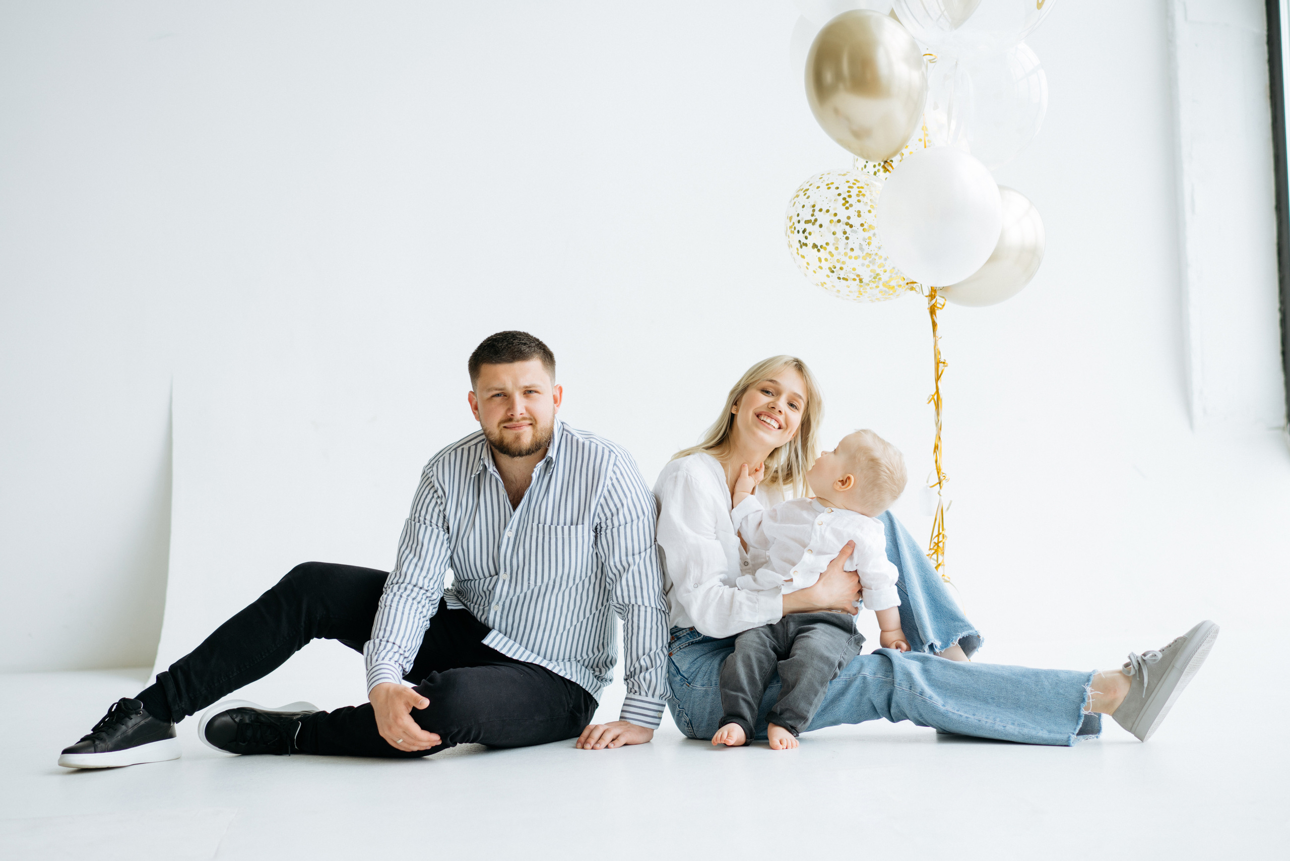 Годик в фотостудии Файн арт. Свадебный и семейный фотограф в Калининграде Анастасия Гриценко