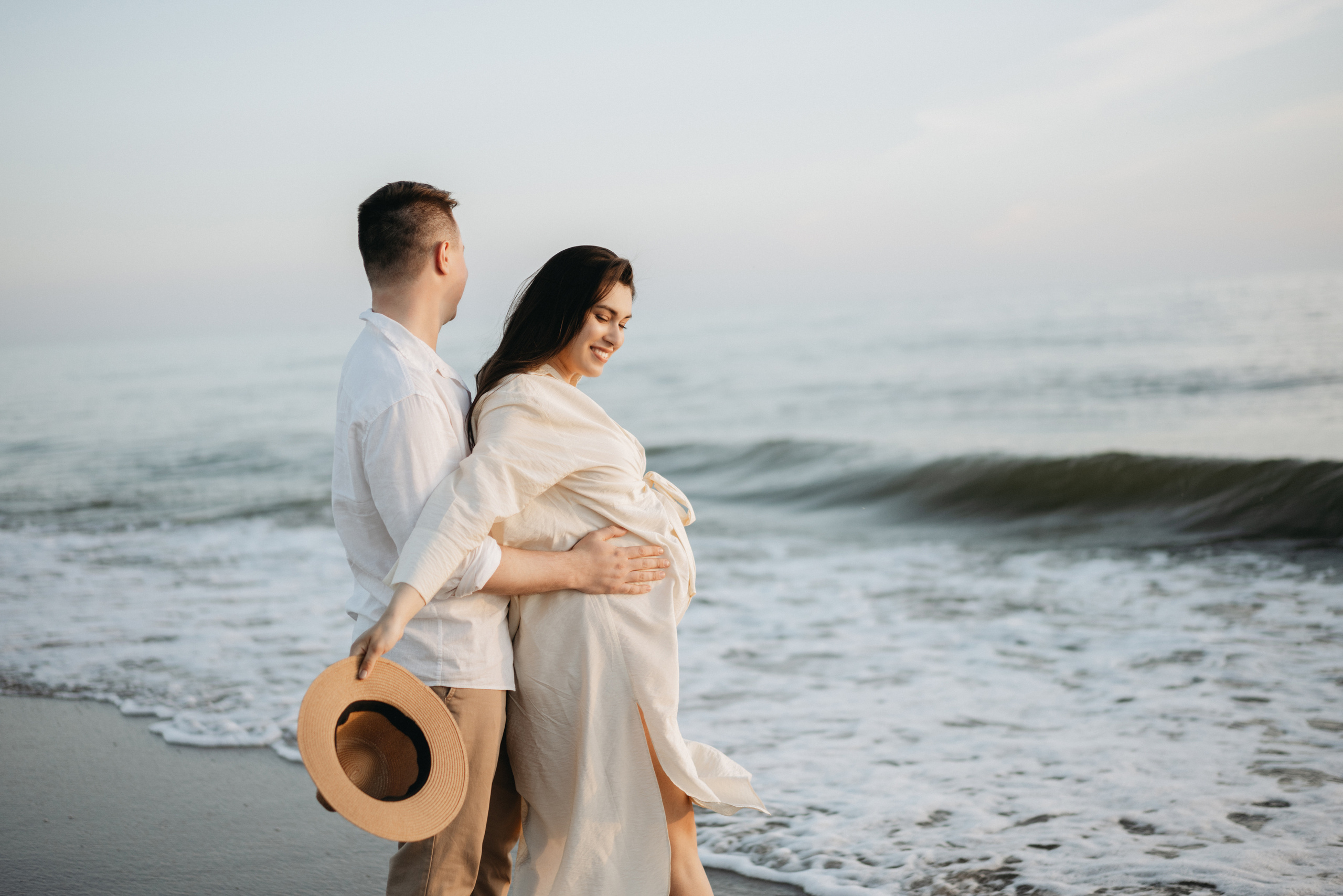 Вечерняя фотосессия у моря. Свадебный и семейный фотограф в Калининграде Анастасия Гриценко