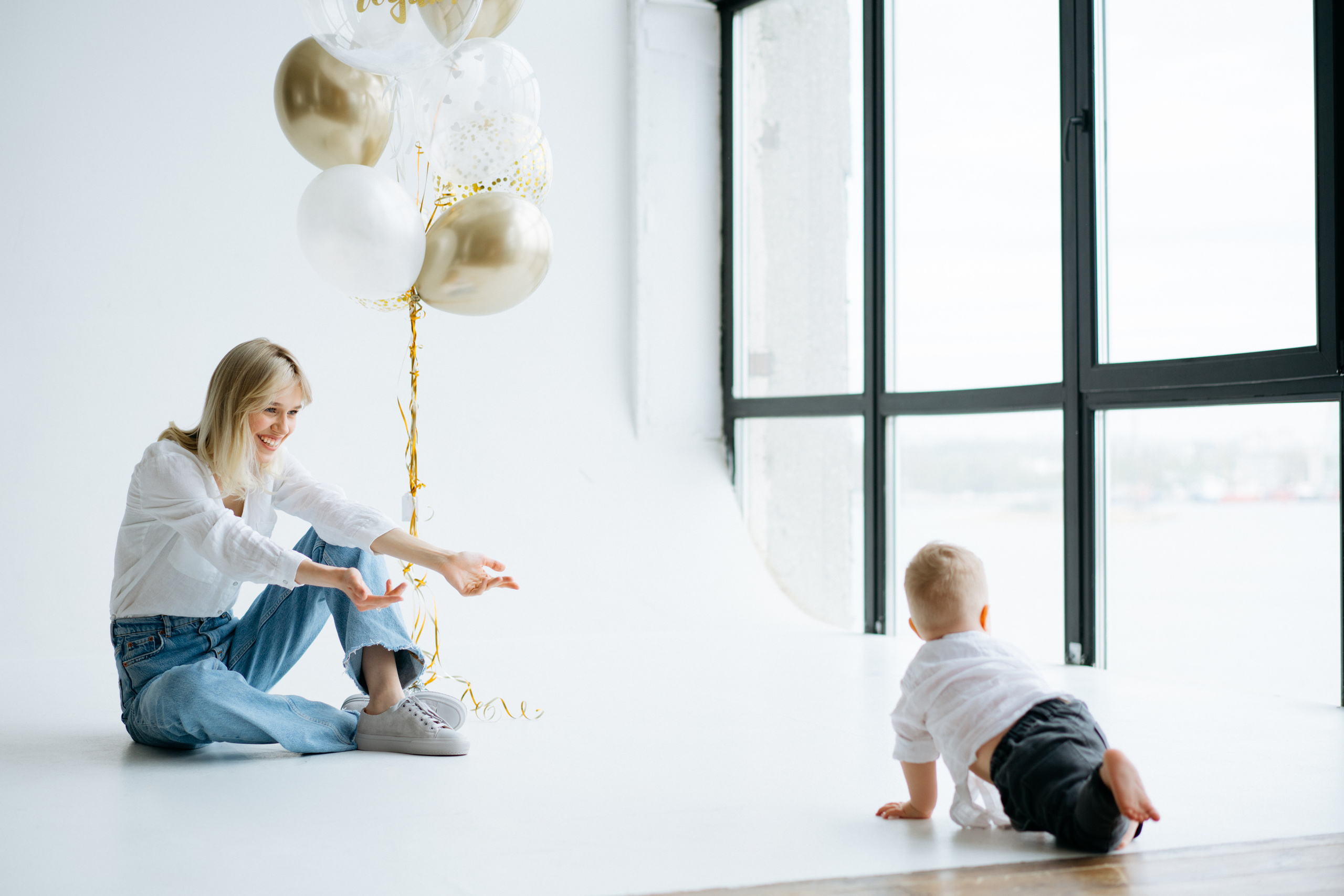 Годик в фотостудии Файн арт. Свадебный и семейный фотограф в Калининграде Анастасия Гриценко