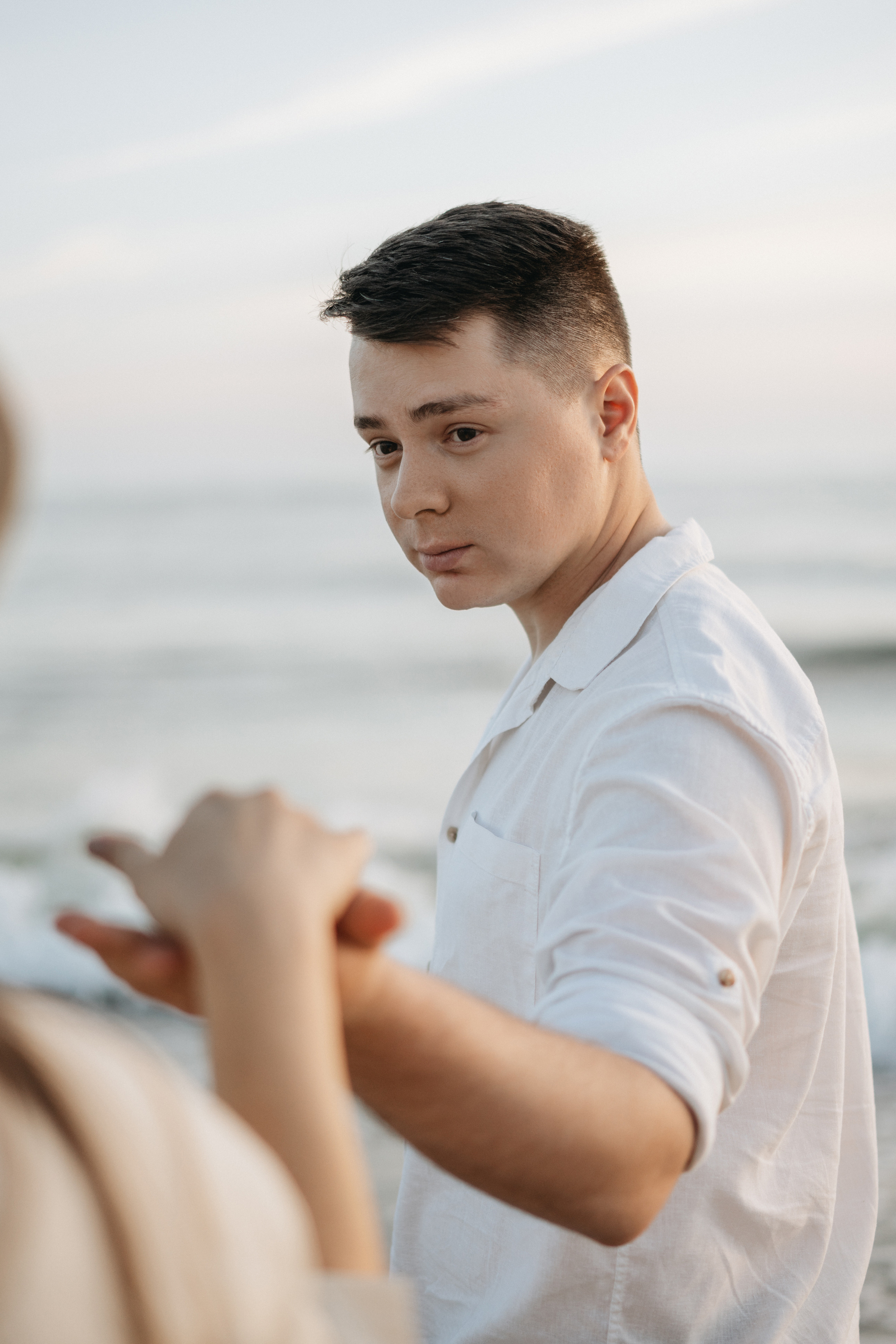 Вечерняя фотосессия у моря. Свадебный и семейный фотограф в Калининграде Анастасия Гриценко