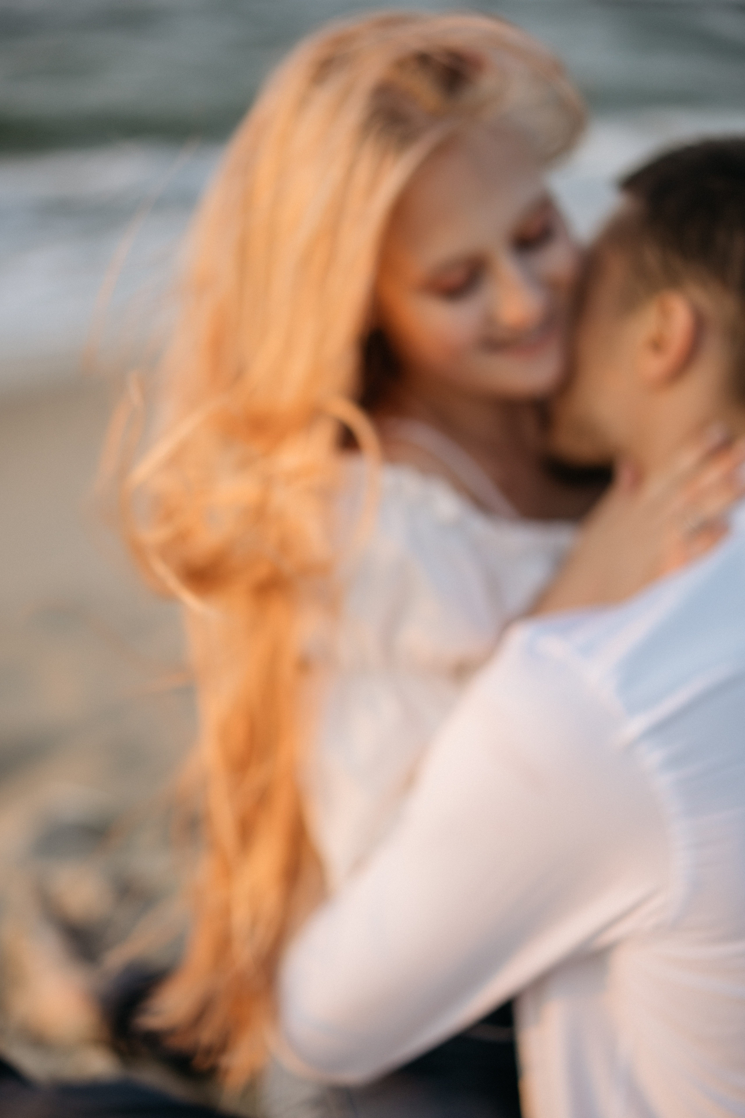 Лавстори на закате на море. Свадебный и семейный фотограф в Калининграде Анастасия Гриценко