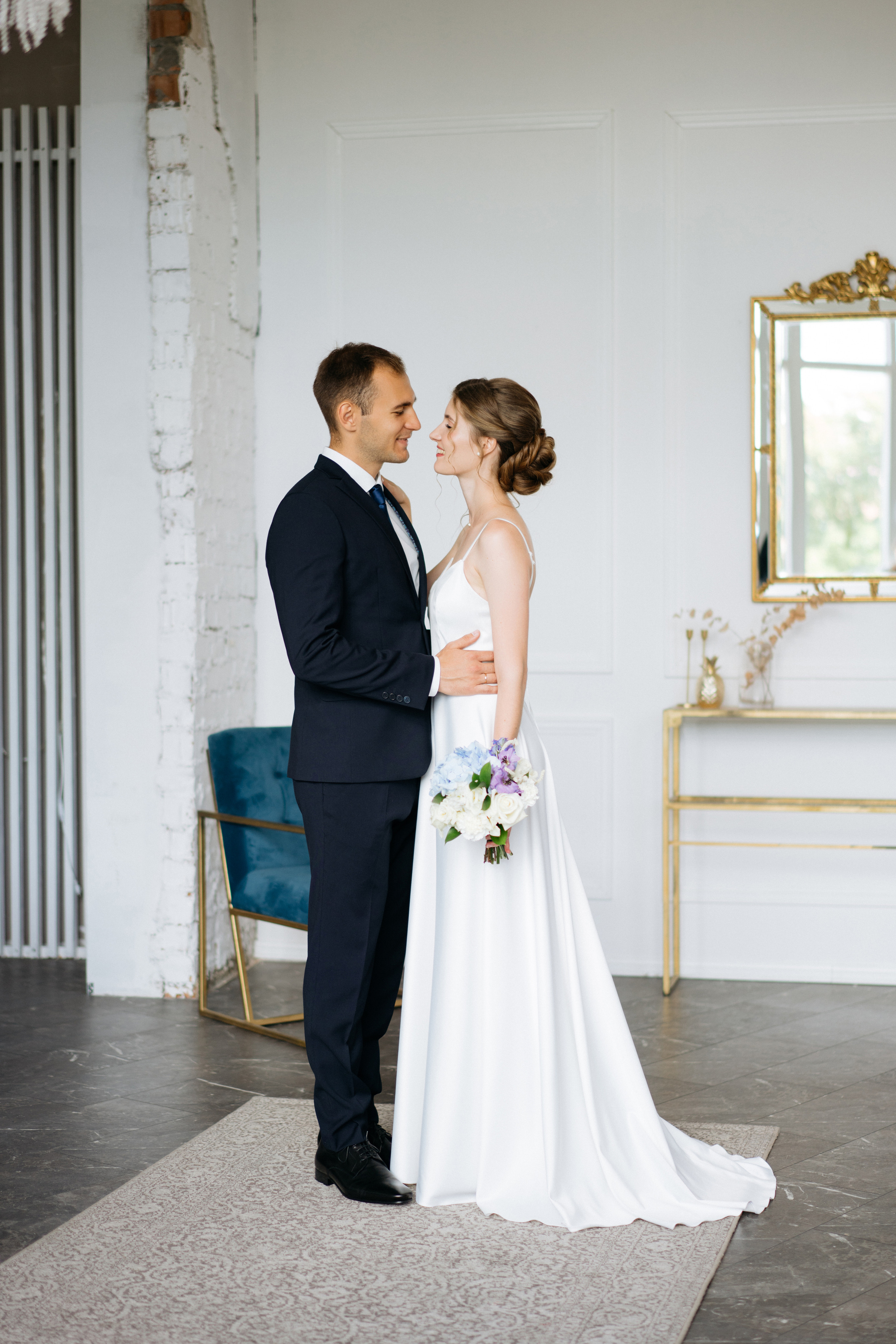 Свадебная фотосессия в фотостудии. Свадебный и семейный фотограф в Калининграде Анастасия Гриценко