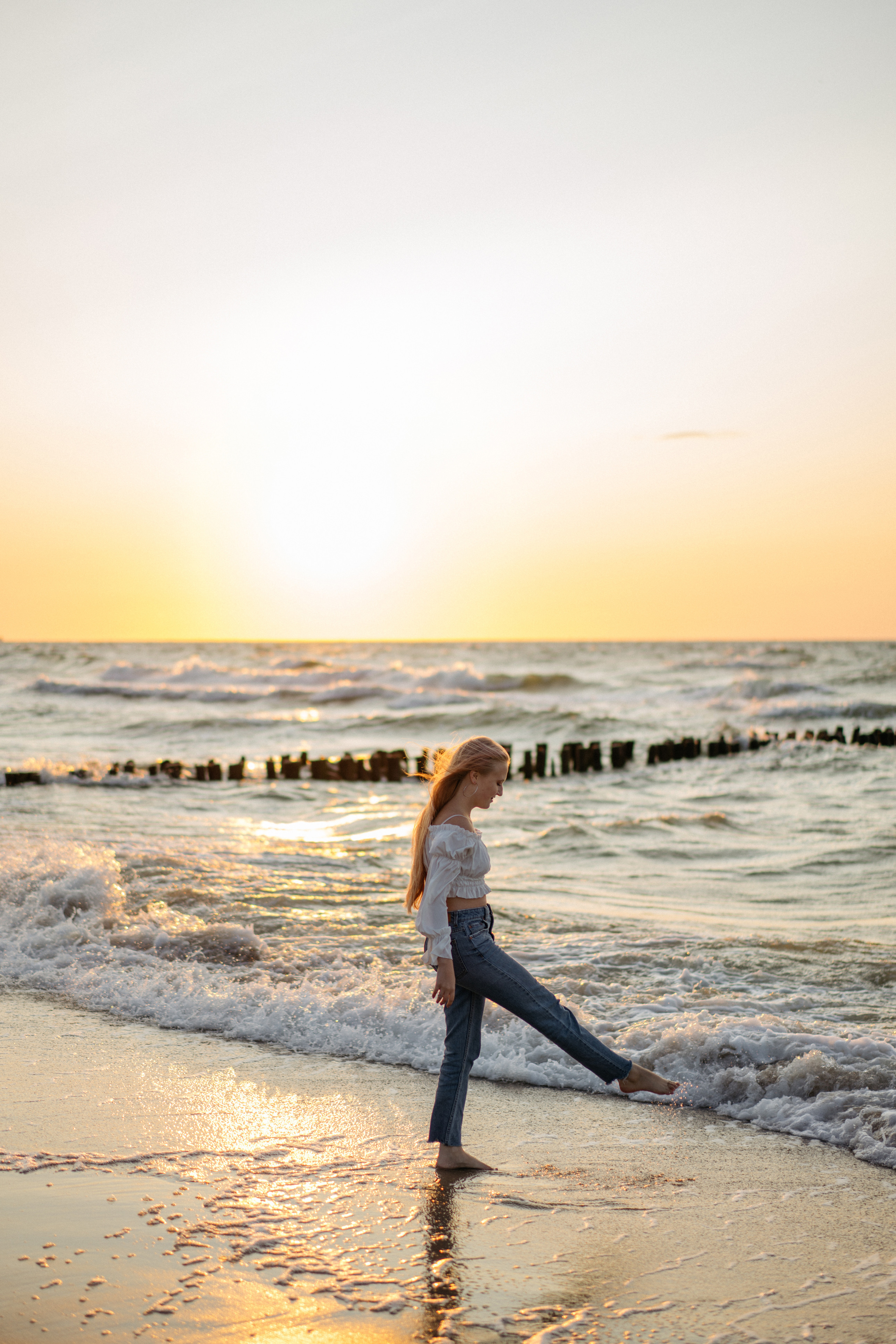 Лавстори на закате на море. Свадебный и семейный фотограф в Калининграде Анастасия Гриценко