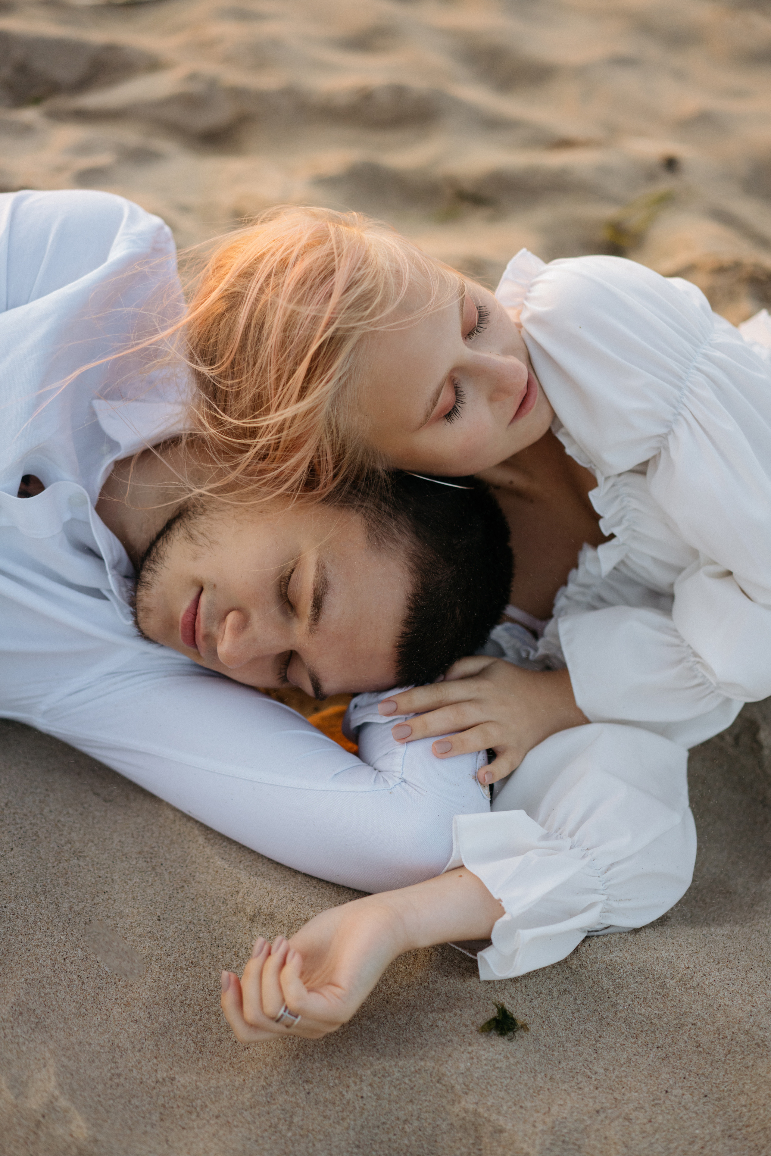 Лавстори на закате на море. Свадебный и семейный фотограф в Калининграде Анастасия Гриценко