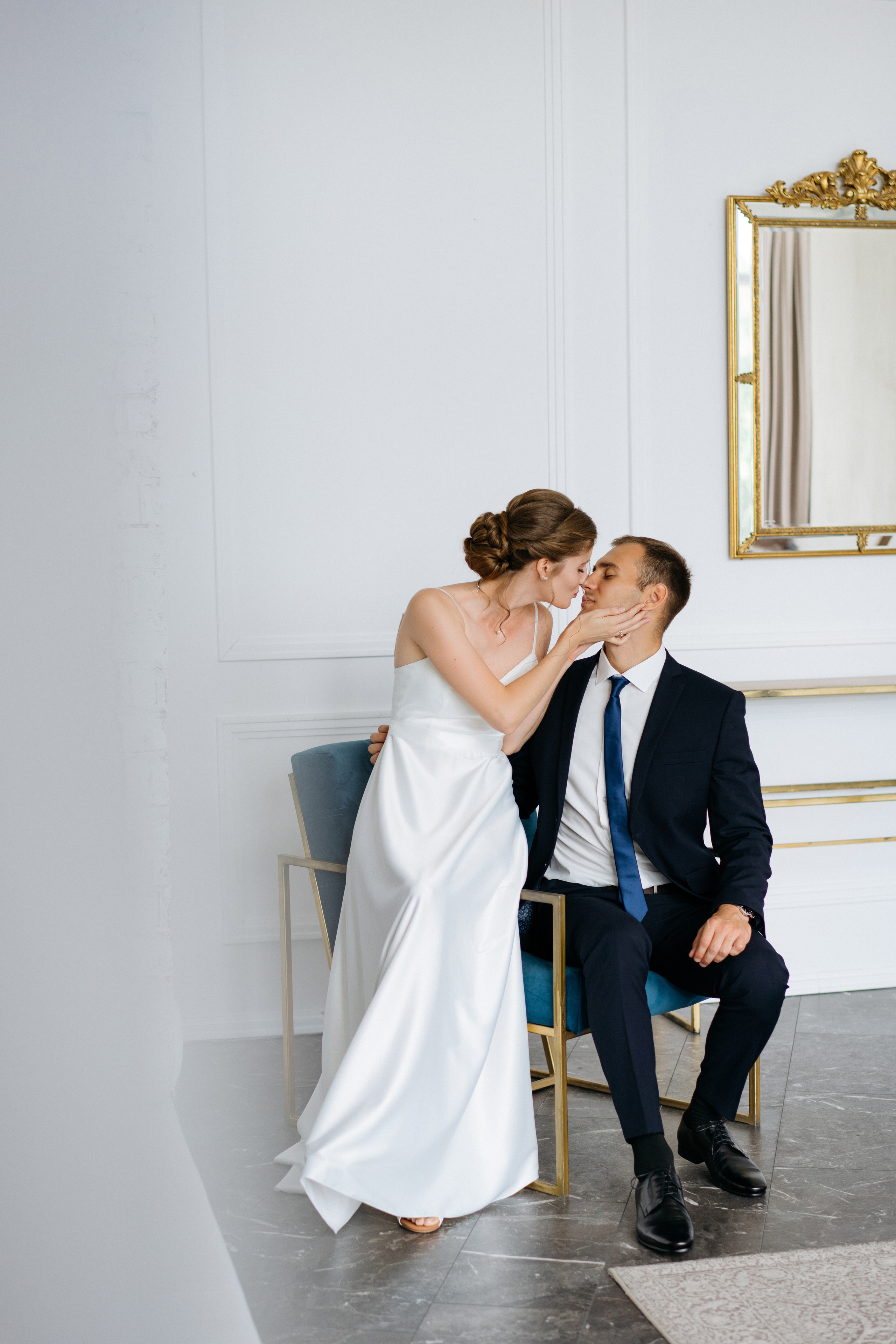 Свадебная фотосессия в фотостудии. Свадебный и семейный фотограф в Калининграде Анастасия Гриценко