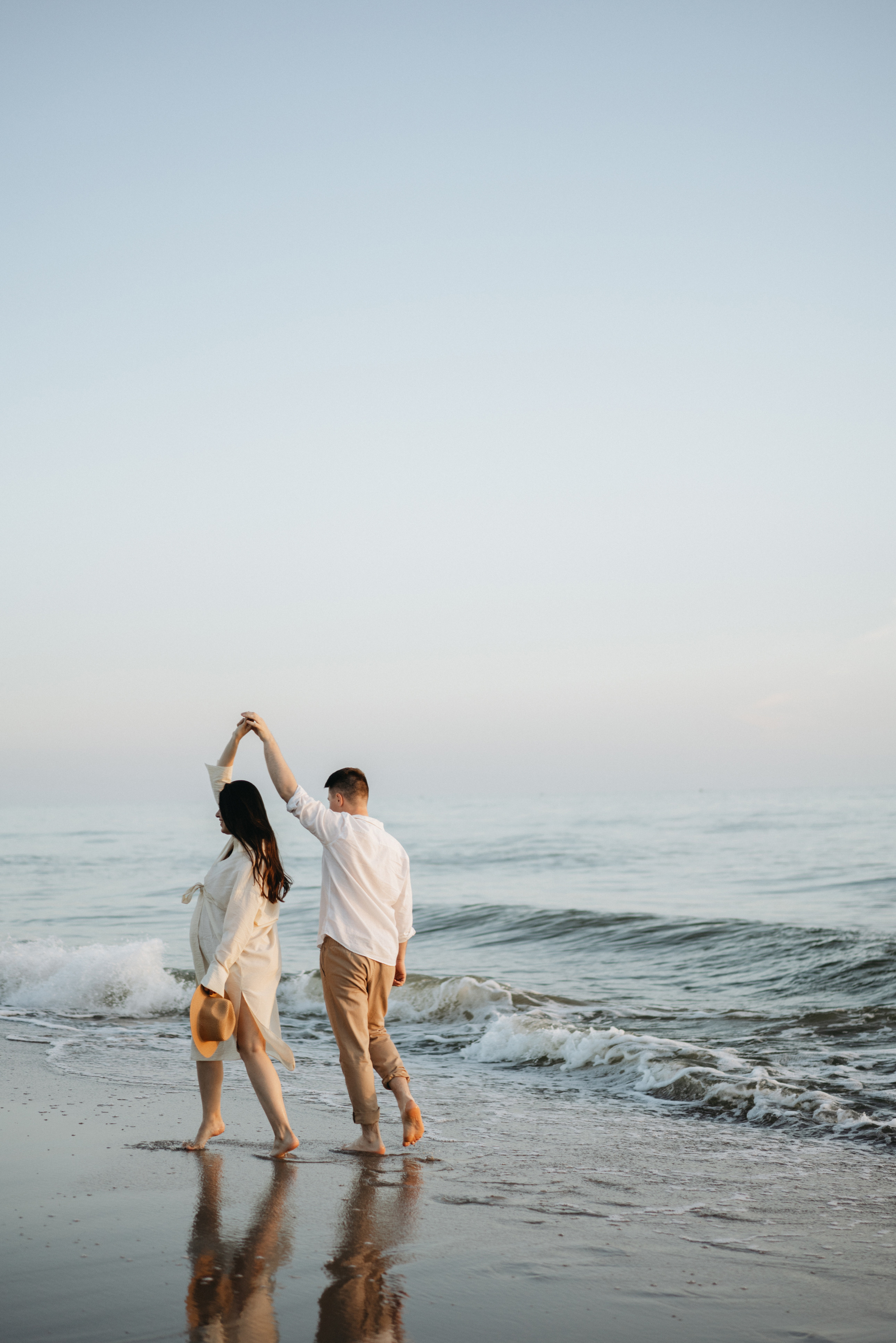 Вечерняя фотосессия у моря. Свадебный и семейный фотограф в Калининграде Анастасия Гриценко