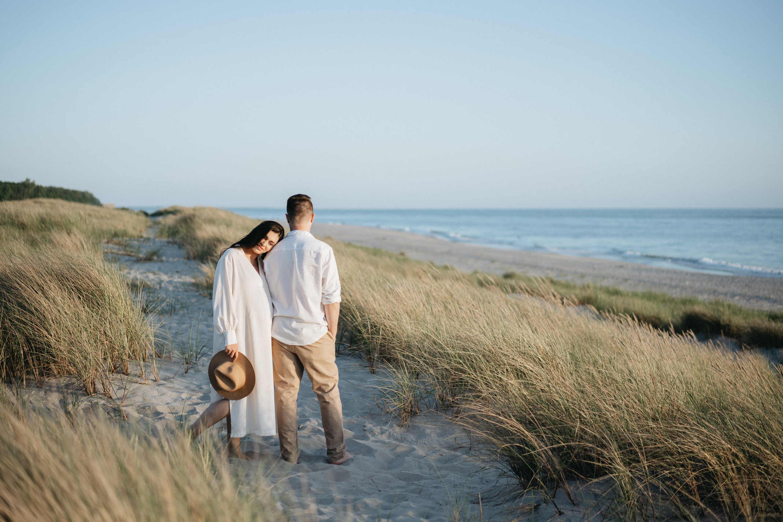 Вечерняя фотосессия у моря. Свадебный и семейный фотограф в Калининграде Анастасия Гриценко