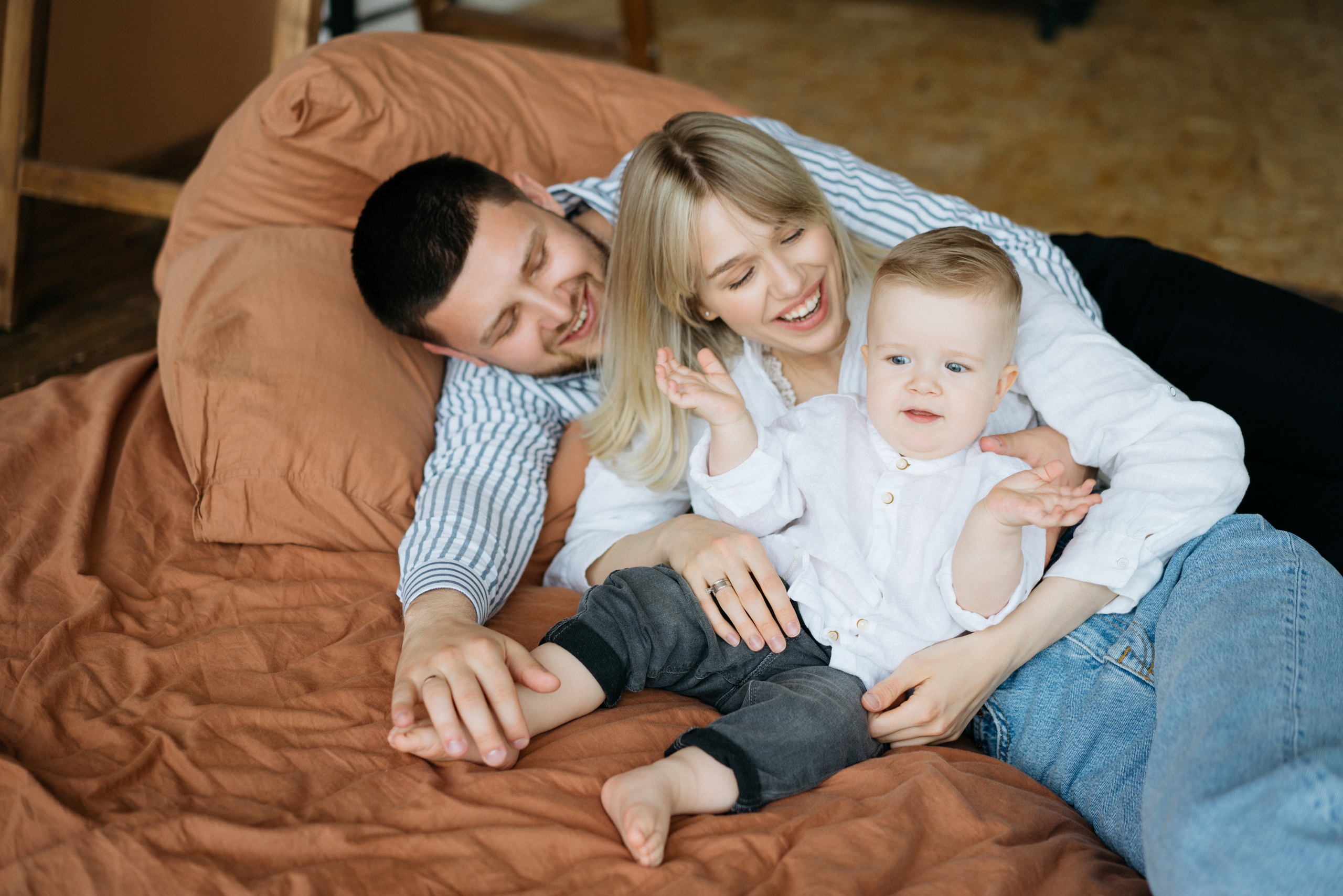 Годик в фотостудии Файн арт. Свадебный и семейный фотограф в Калининграде Анастасия Гриценко