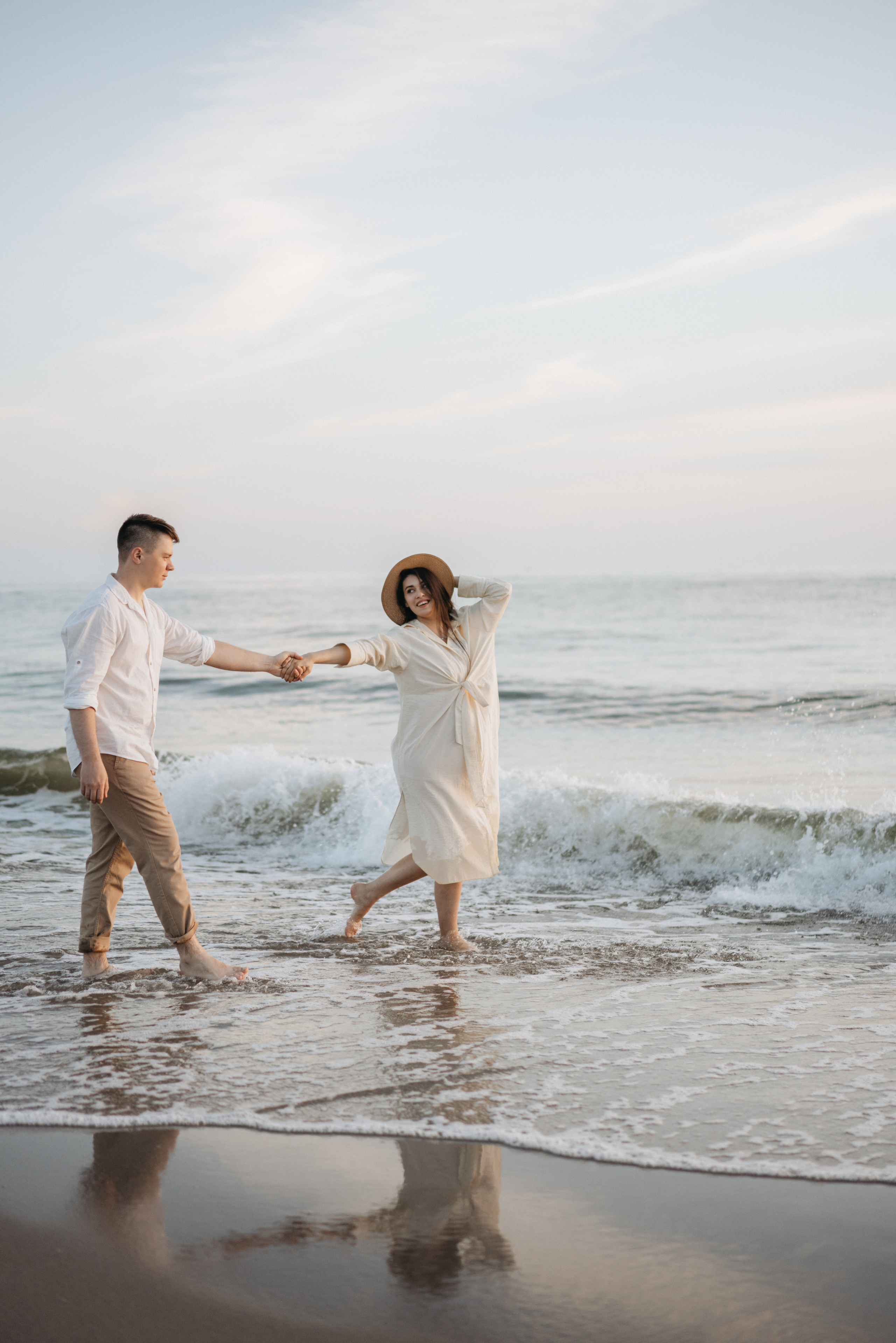 Вечерняя фотосессия у моря. Свадебный и семейный фотограф в Калининграде Анастасия Гриценко