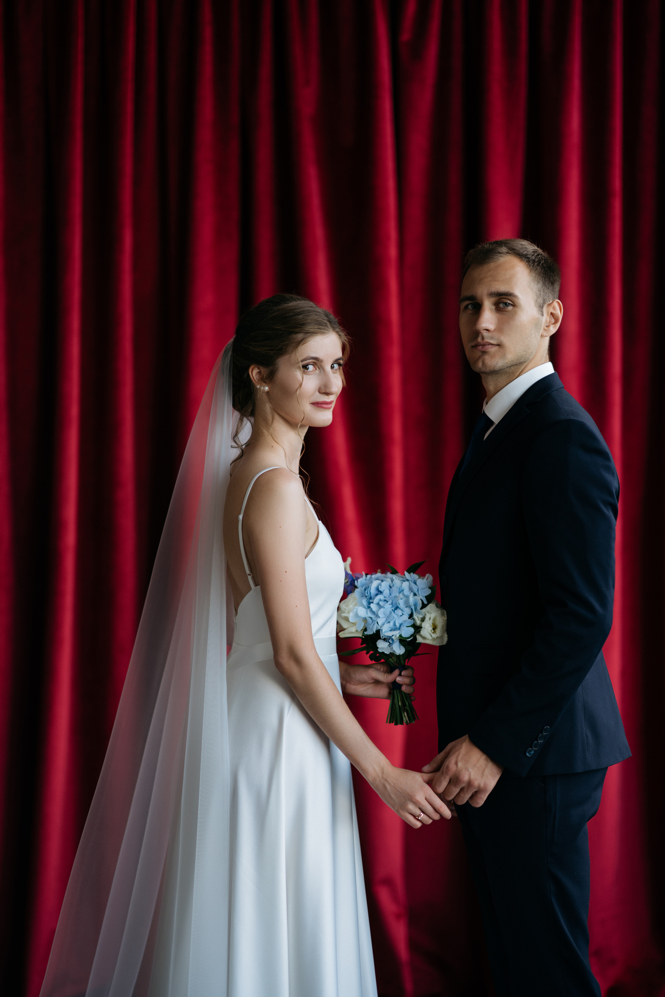 Свадебная фотосессия в фотостудии. Свадебный и семейный фотограф в Калининграде Анастасия Гриценко