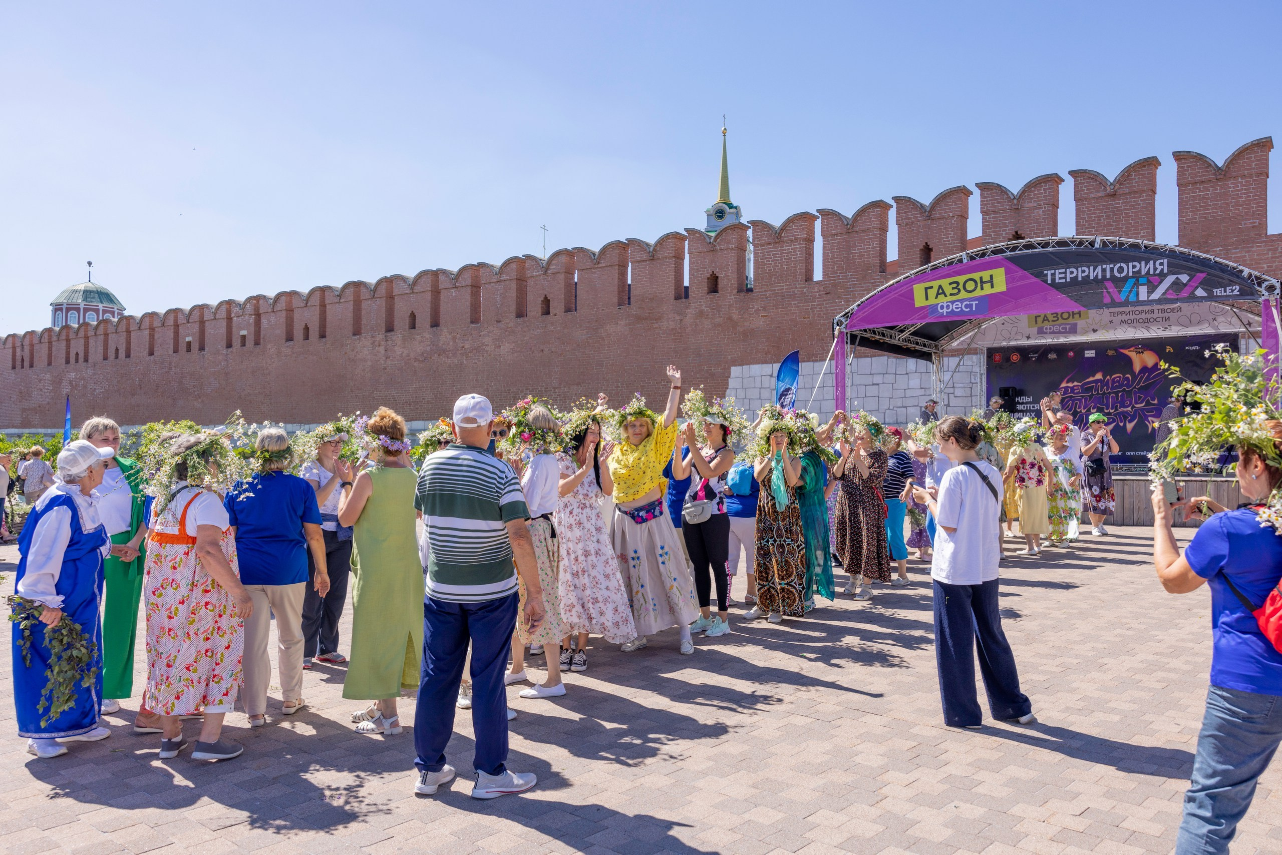 Фестиваль «Ромашковый хоровод». Северная ходьба. Фотограф в Туле Крупский АнДРей. Фотостудия «КАДР71» в Туле
