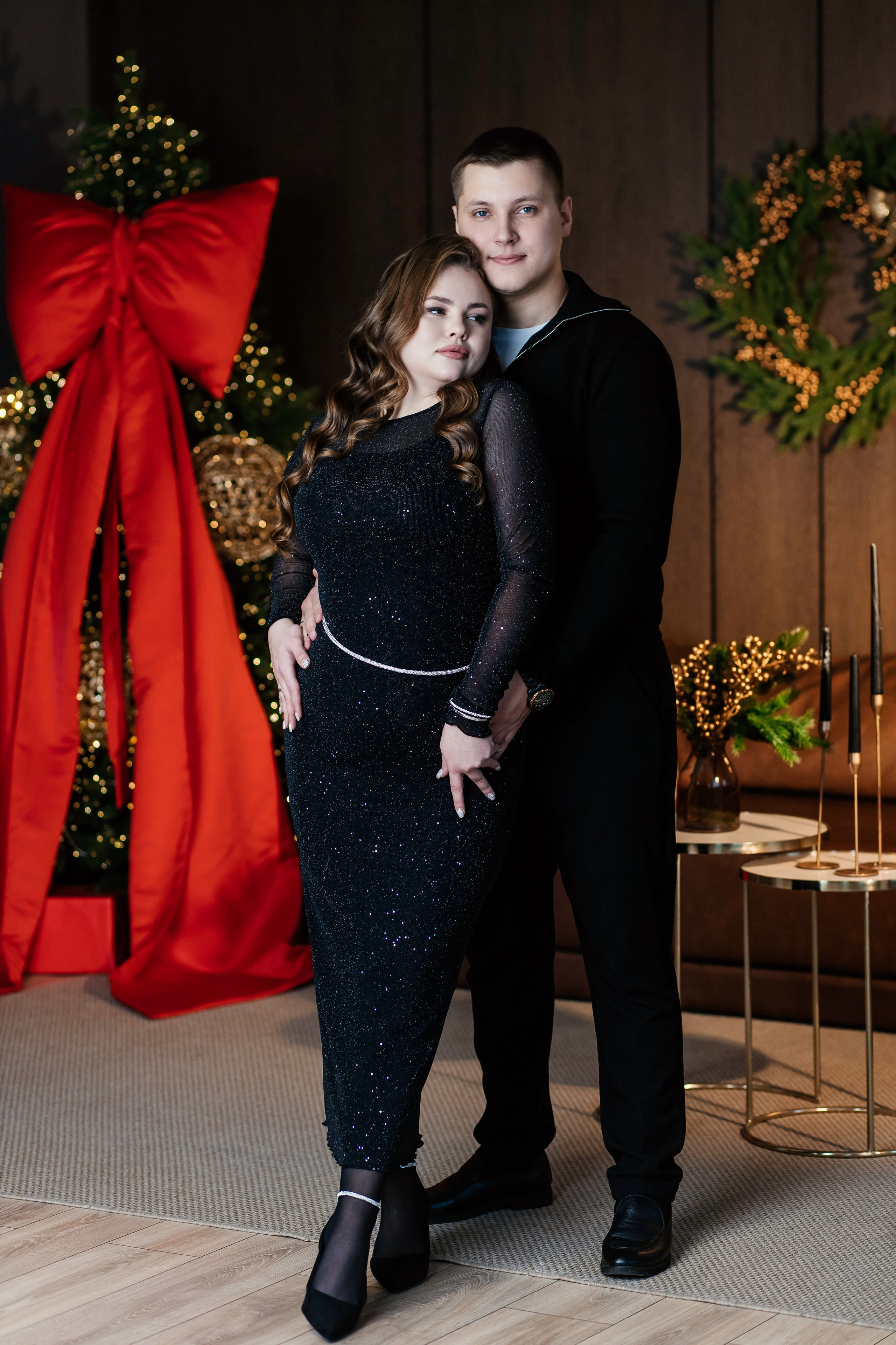 Мария и Вадим НГ 2026. Женский фотограф в Оренбурге Ирина Заводчикова