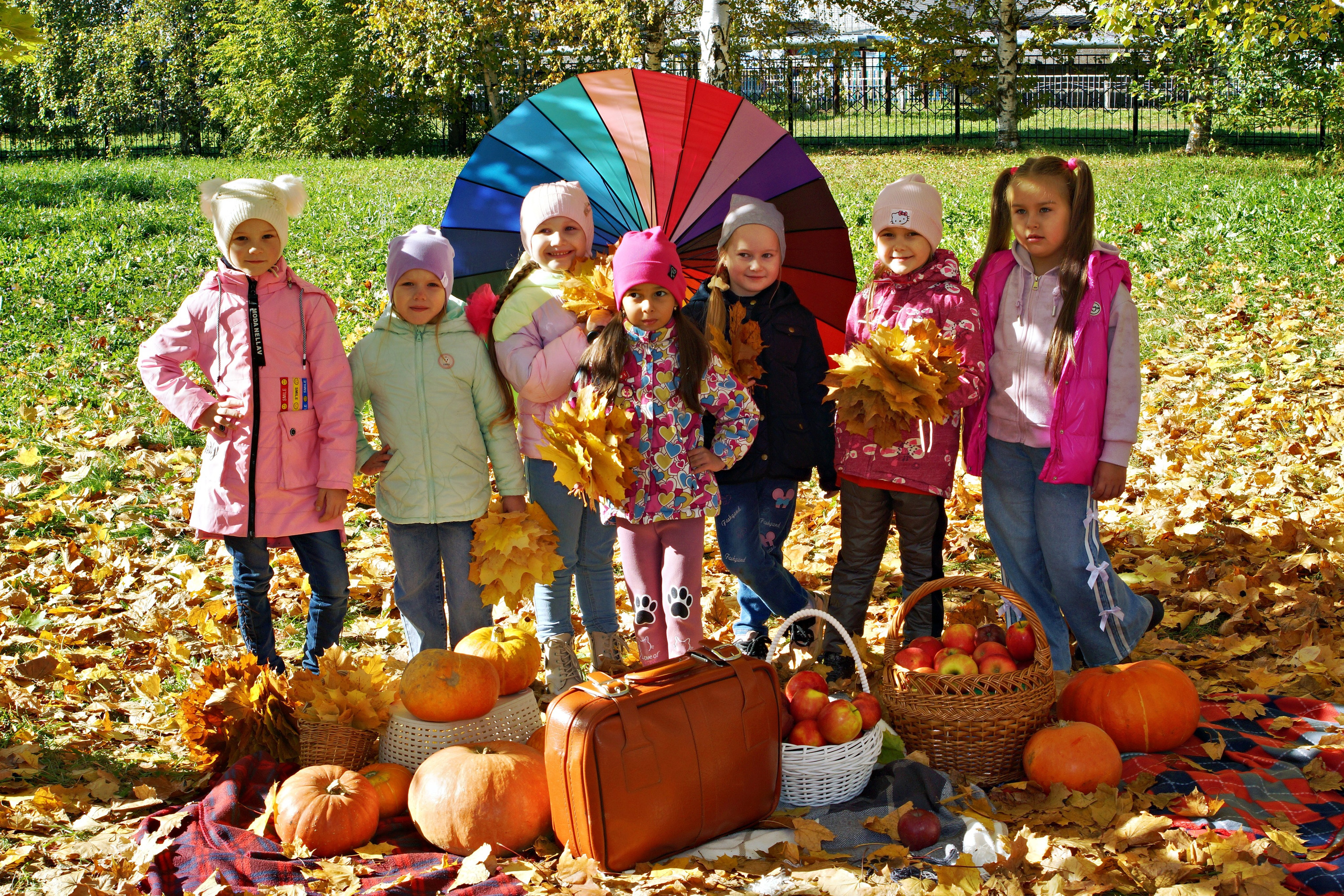 Осенняя фотосессия в детском саду г. Йошкар-Ола