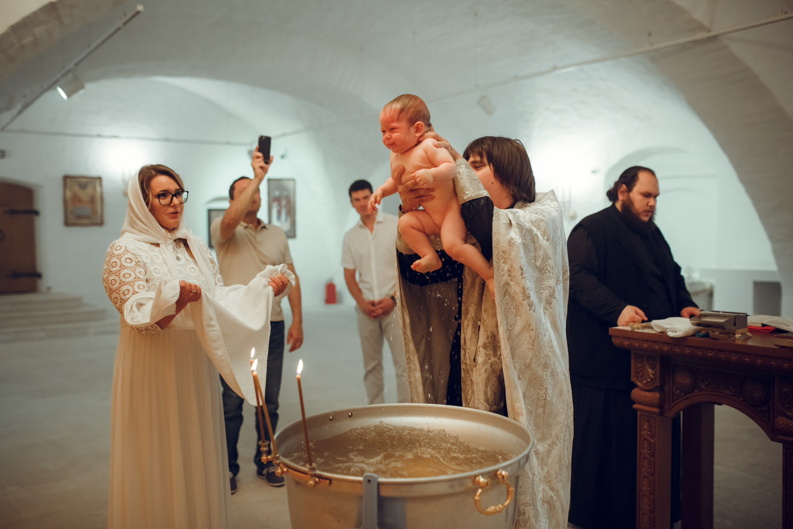 Крещение Алины. Фотограф на Крещение, семейный фотограф в Москве