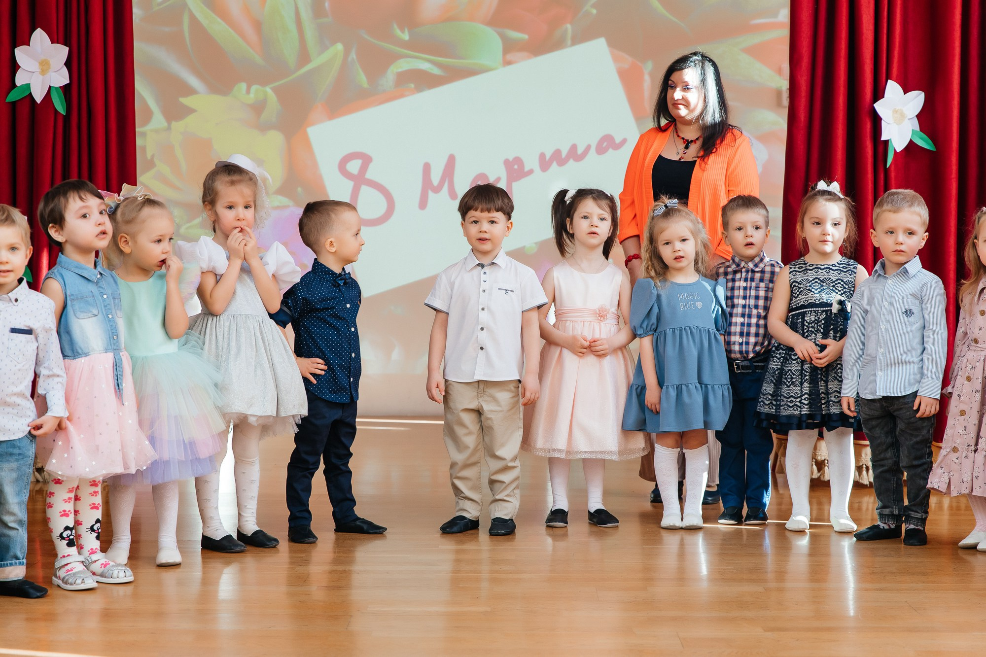 Детский сад № 93 — Утренник (07.03.2023). Свадебный и семейный фотограф Крамар Наталья