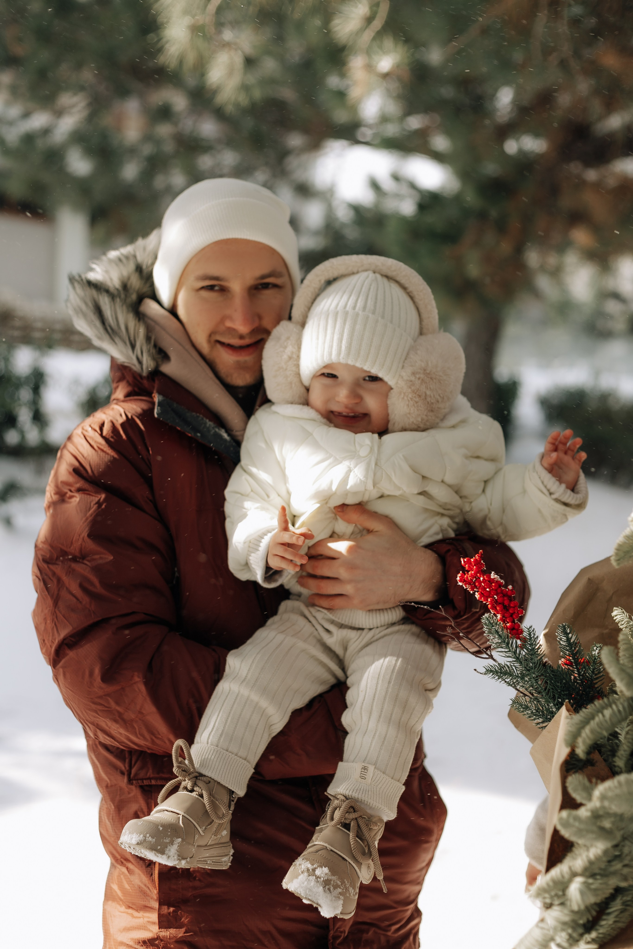 Евгений, Александра и Василиса в лесу. Фотограф в Крыму | Виктория Нотевская