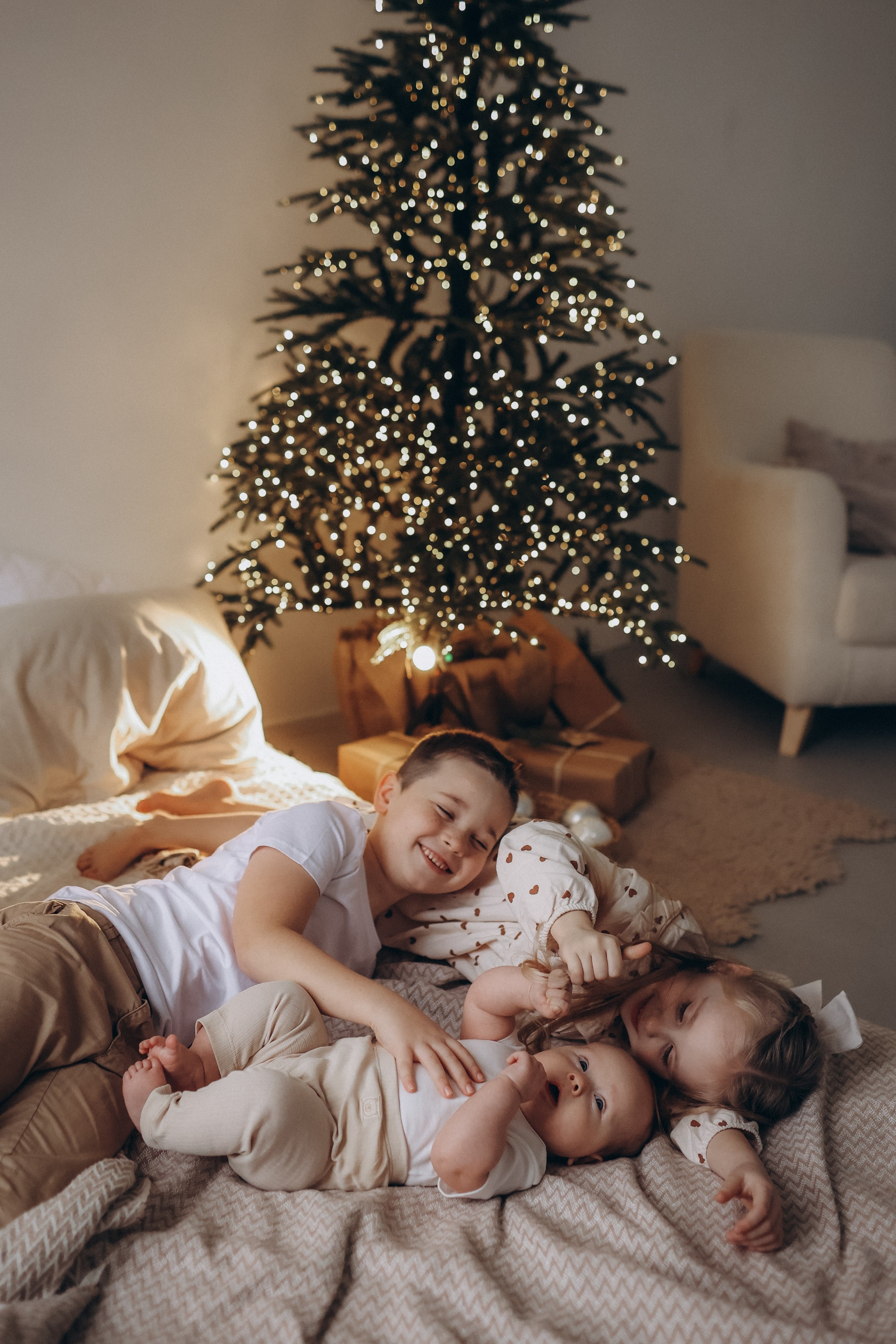 Новогодняя фотосессия семейная фотосессия. Фотограф Владимир Москва