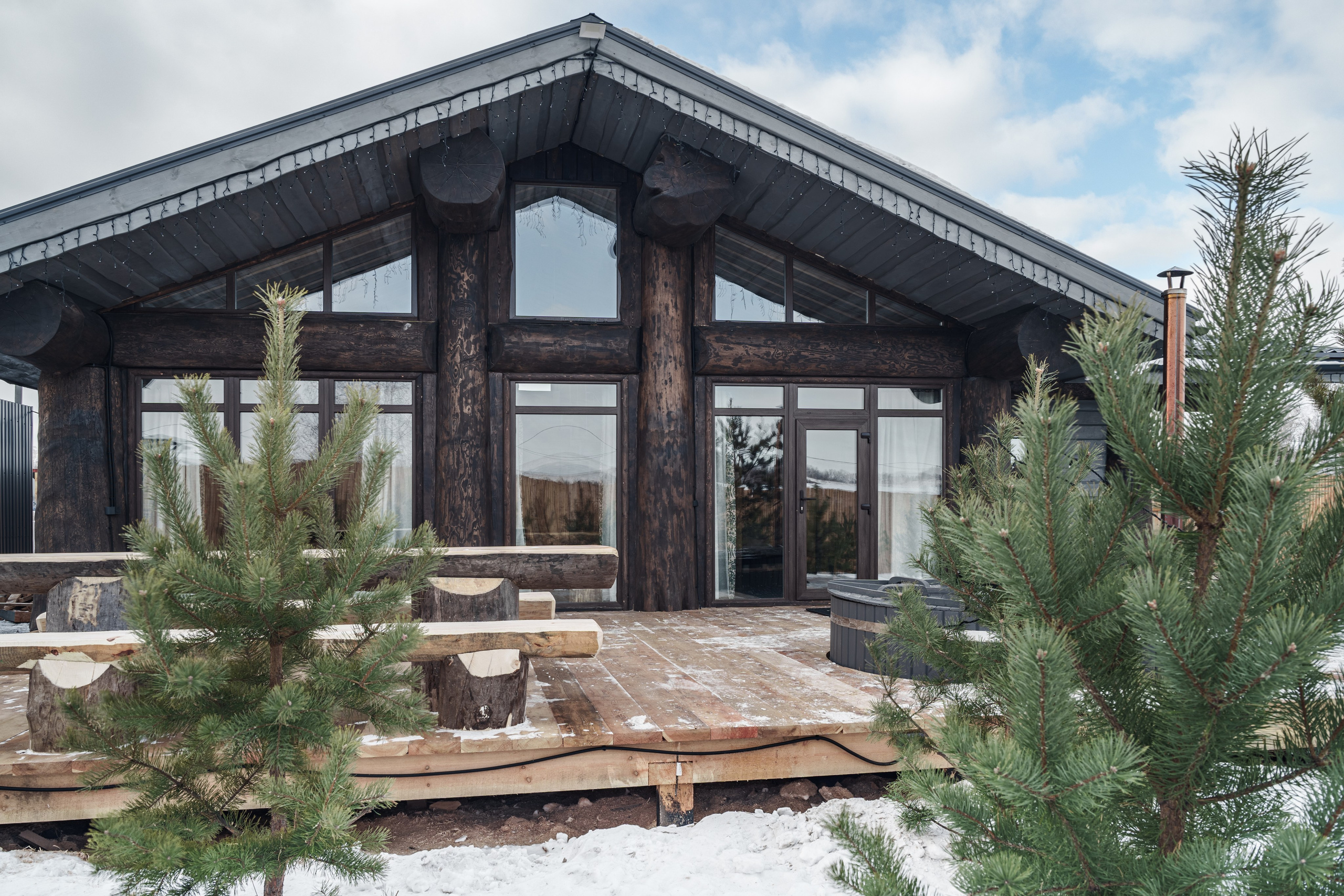 Интерьерная фотосъемка бани с купелью. Интерьерный фотограф и ретушер в Красноярске Денис Антропов