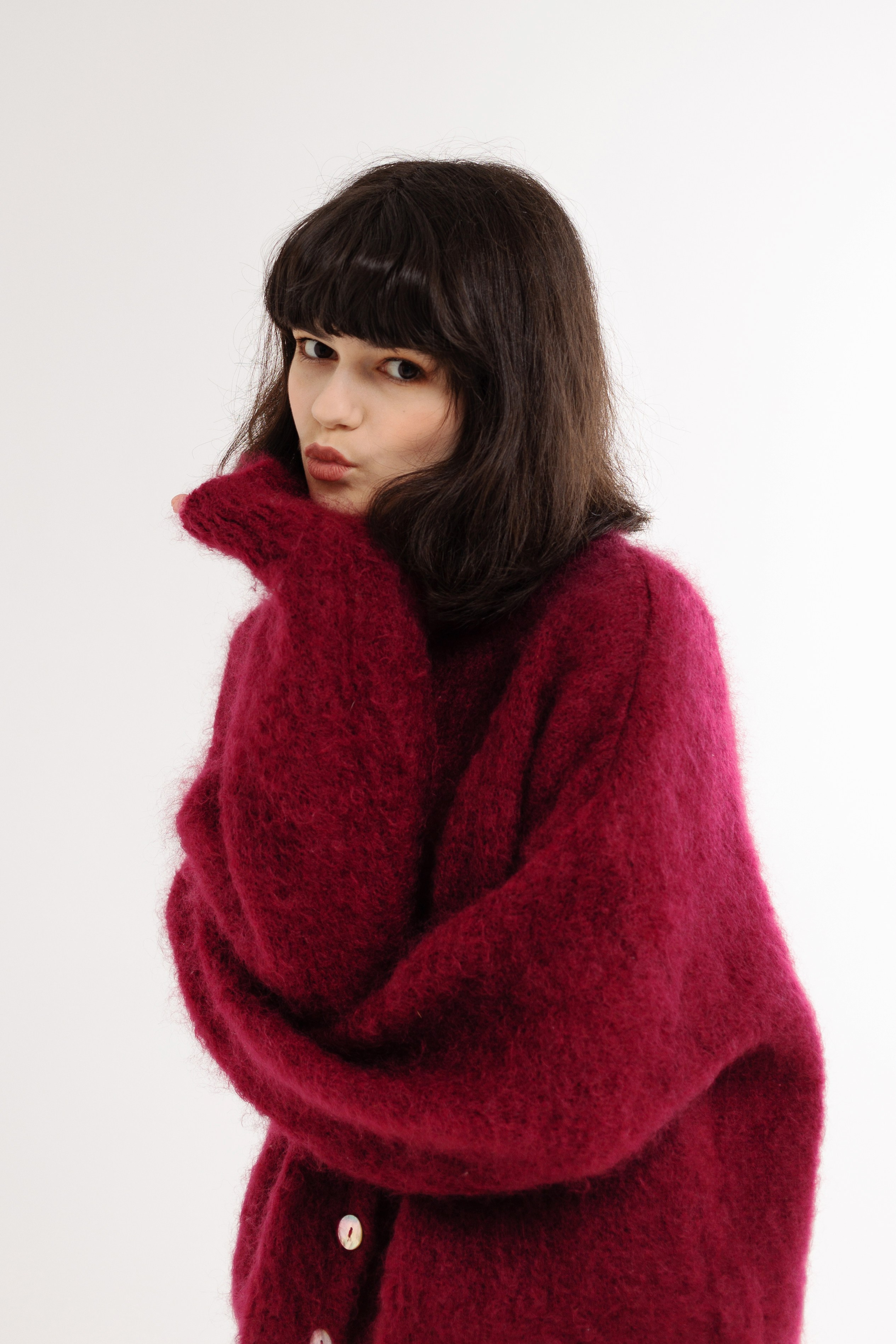 Студийный образ. Съемка снепов для отбора в модельные агентства СПб. Работа с одеждой и ракурсом