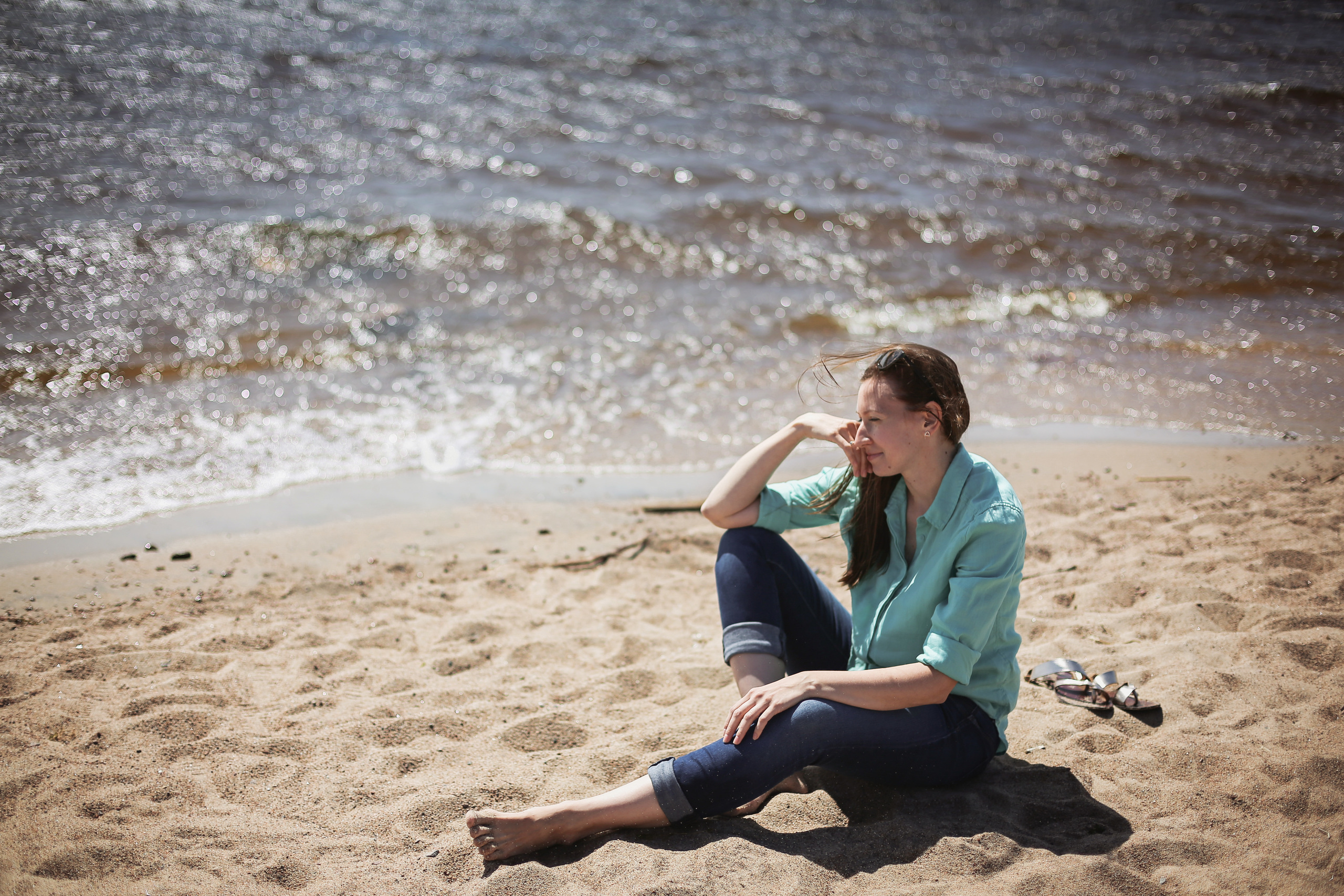 Ветер в волосах. Семейный, женский фотограф Москве Лиза Лутцева