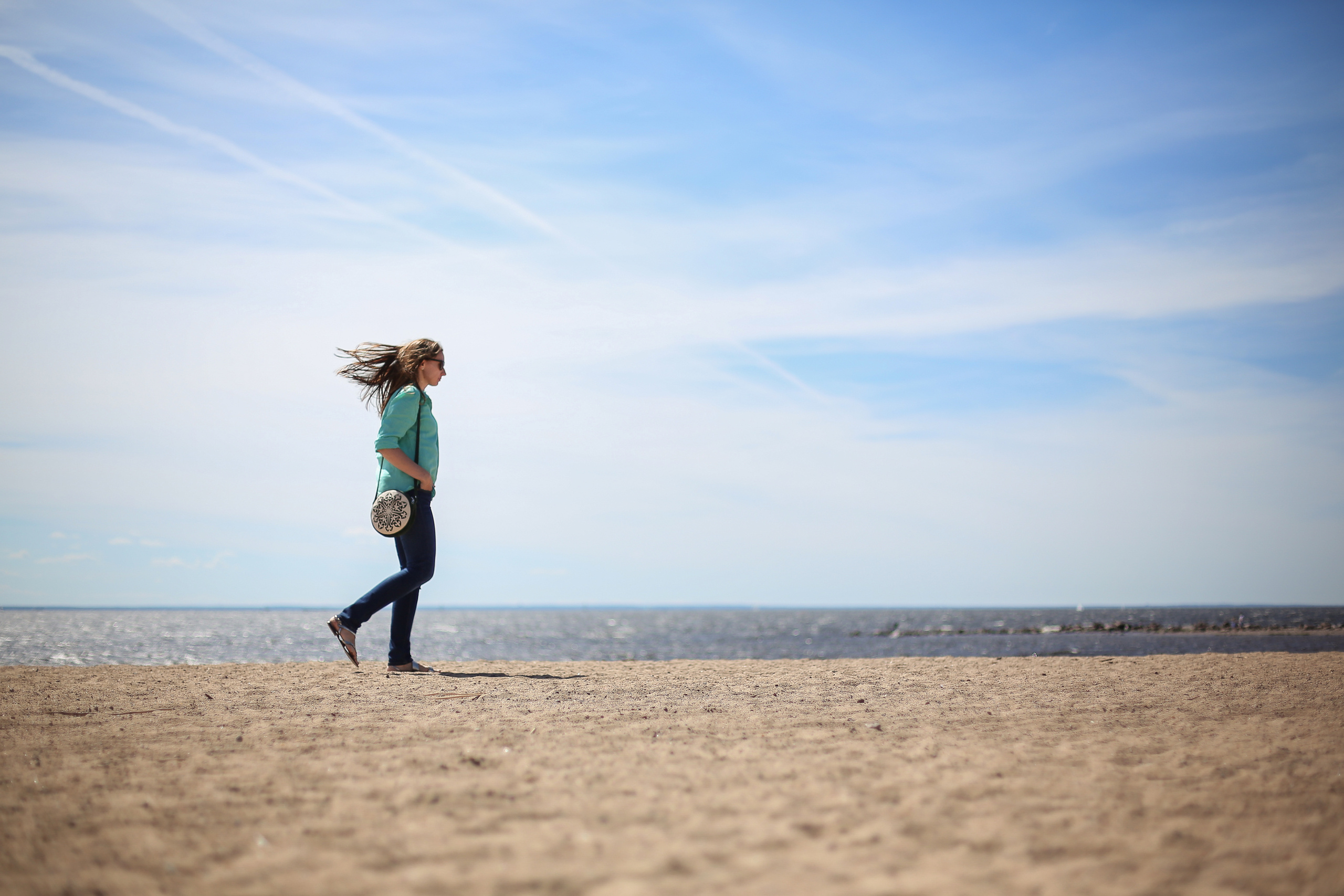 Ветер в волосах. Семейный, женский фотограф Москве Лиза Лутцева