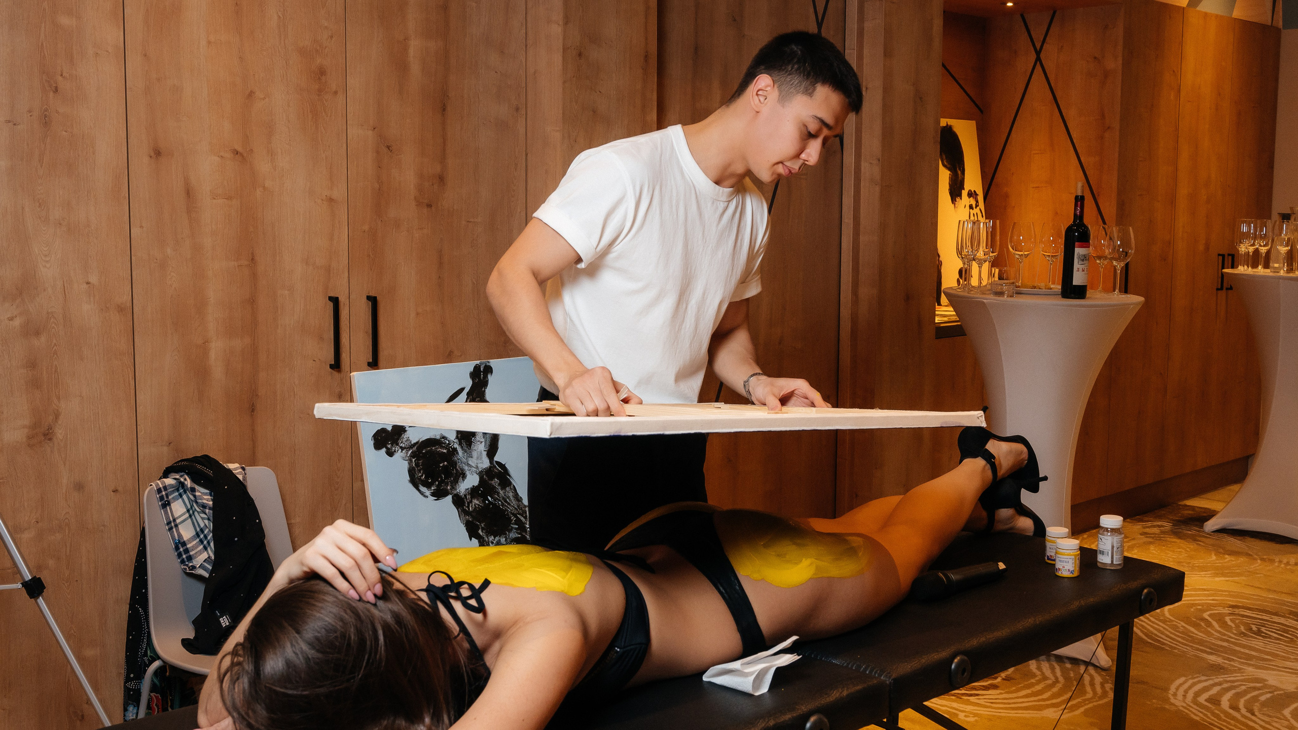 Рисуем телом, Карим COSMOS. Фотограф Нижний Новгород