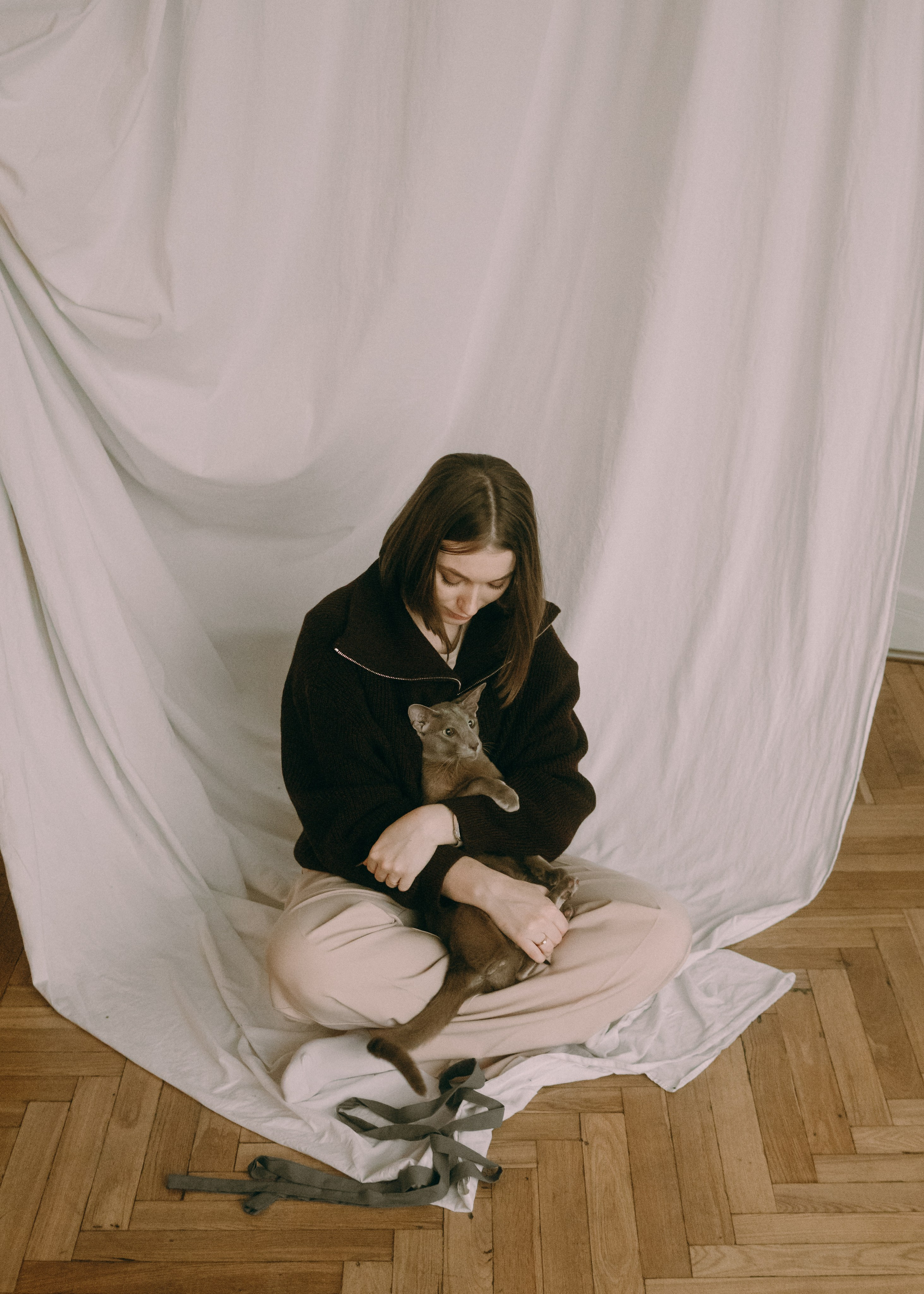 Амина, Булат и Орион. Фотограф-анималист Ксения Воробьева, Москва