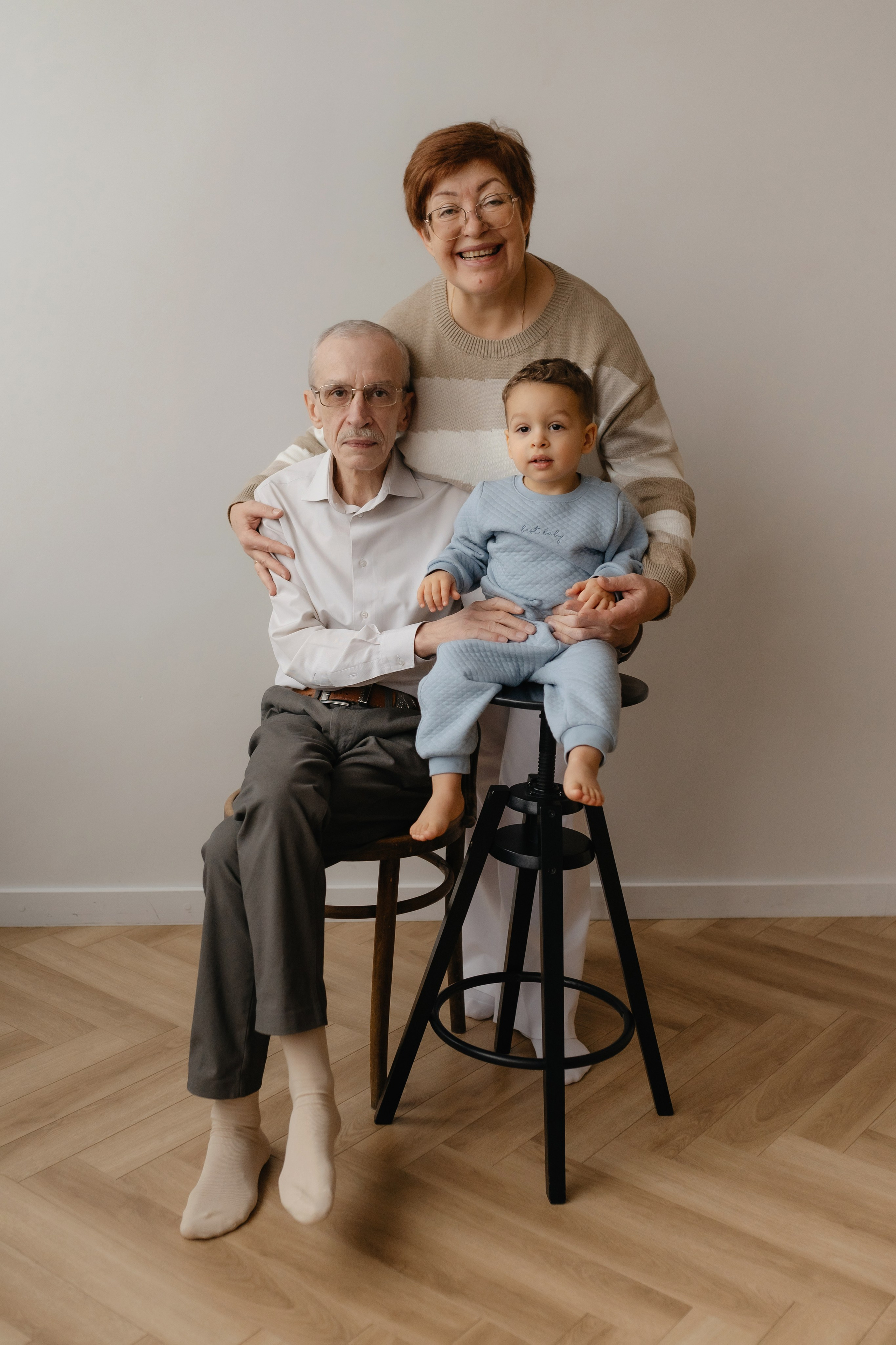 Семейная новогодняя съемка в студии. Семейный и портретный фотограф Нижний Новгород