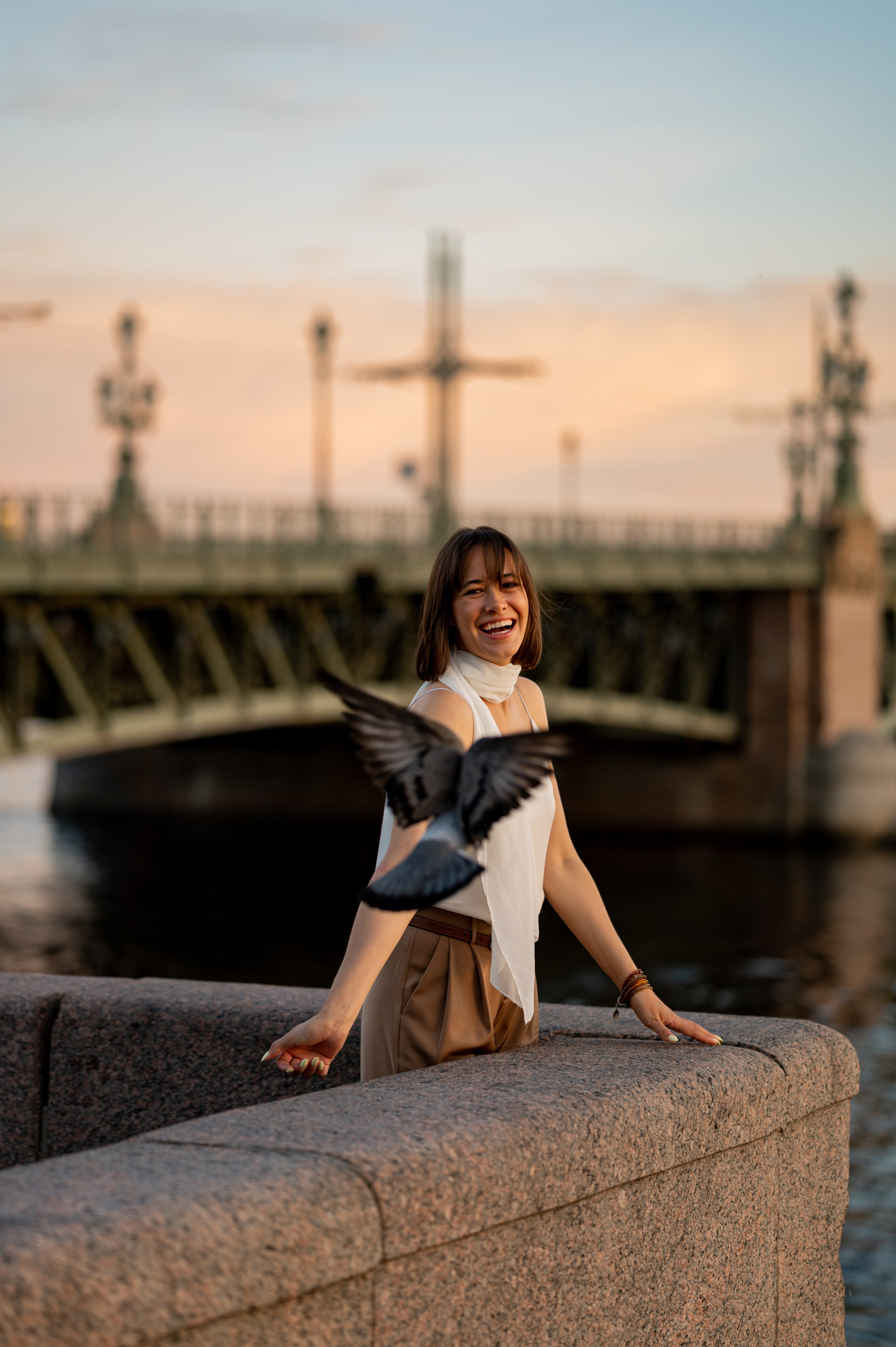Лиза — Питер и рассвет. Photographer Yulia Lushnikova, Based in Valencia