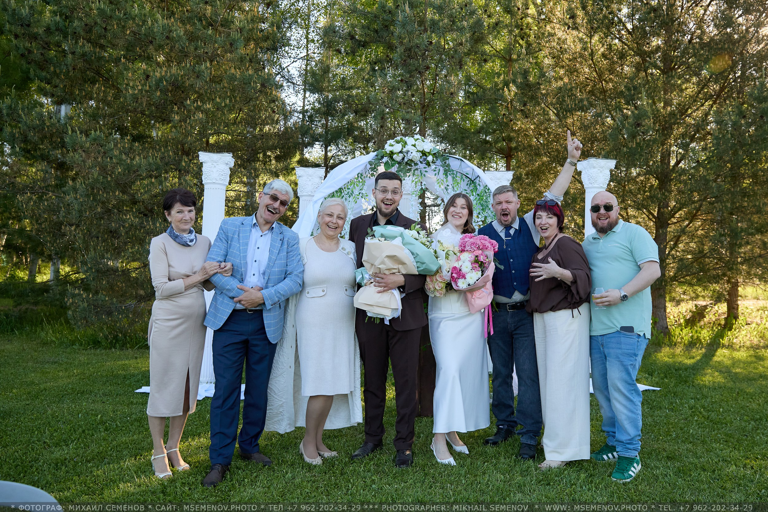Свадьба Анастасии и Даниила. Photographer for business Mikhail Semenov. Aqua photo studio, photo school