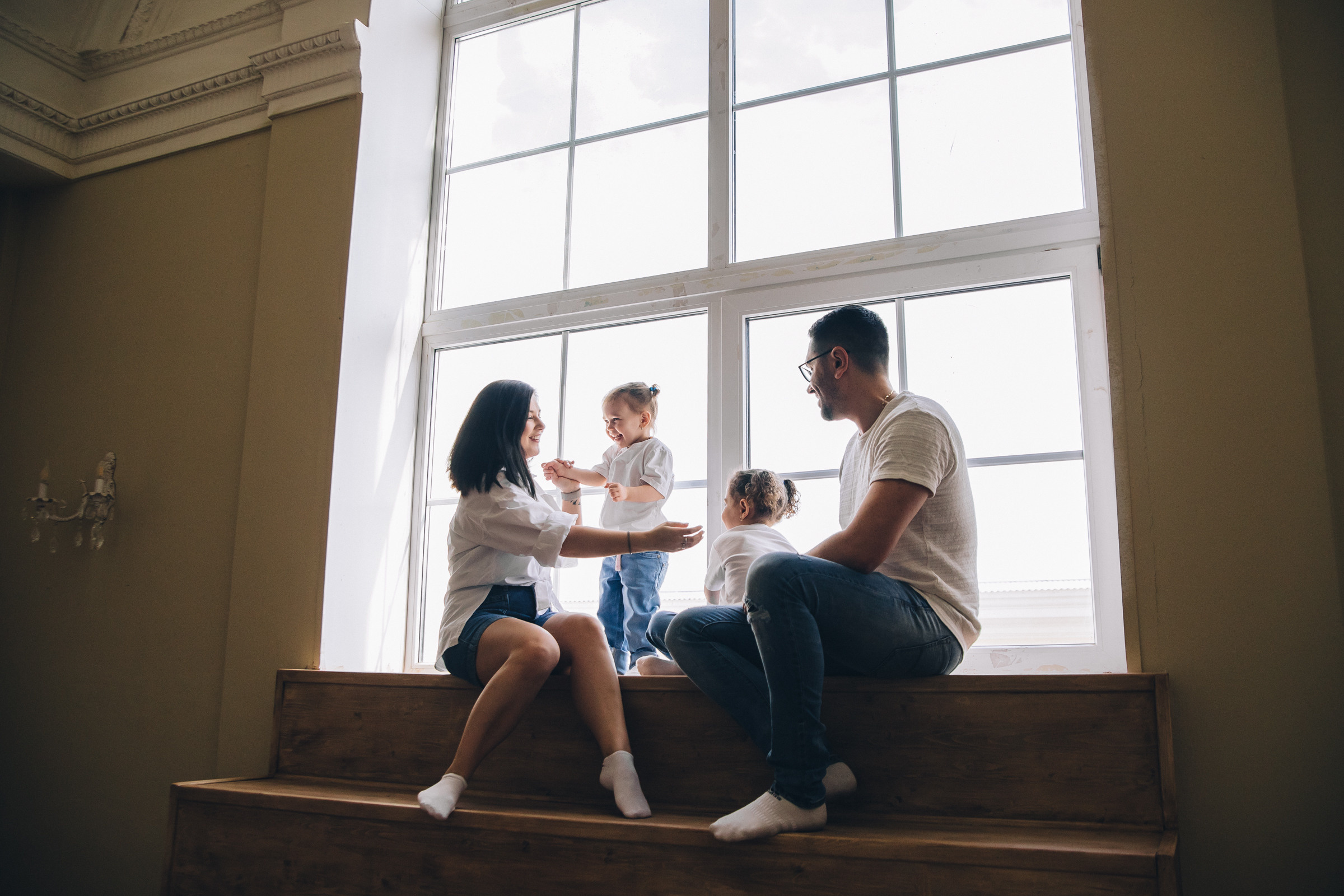 Саша и его любимые девочки. Свадебный и семейный фотограф в Воронеже Свиридова Евгения