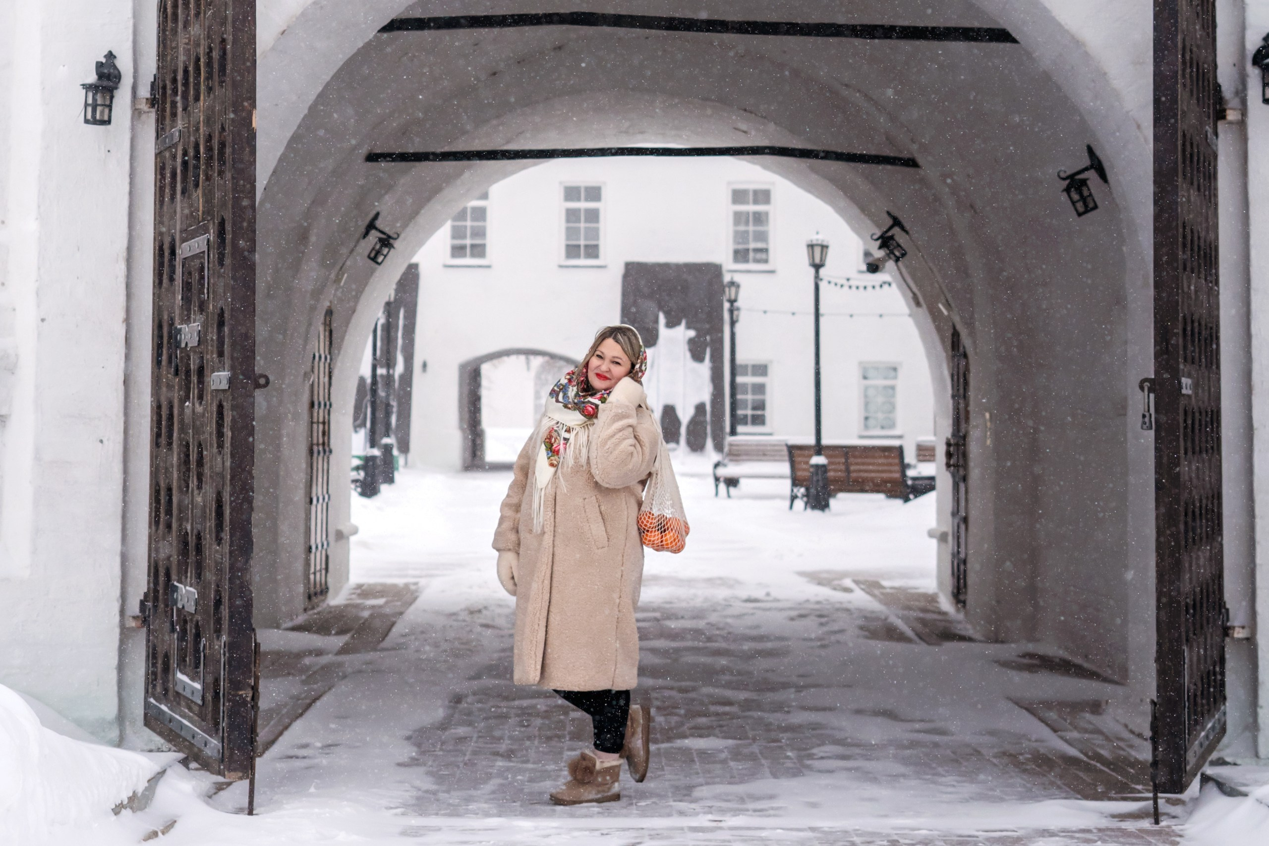 Звенит февральская вьюга. Мила Посвит Фотограф новорожденных в Тобольске